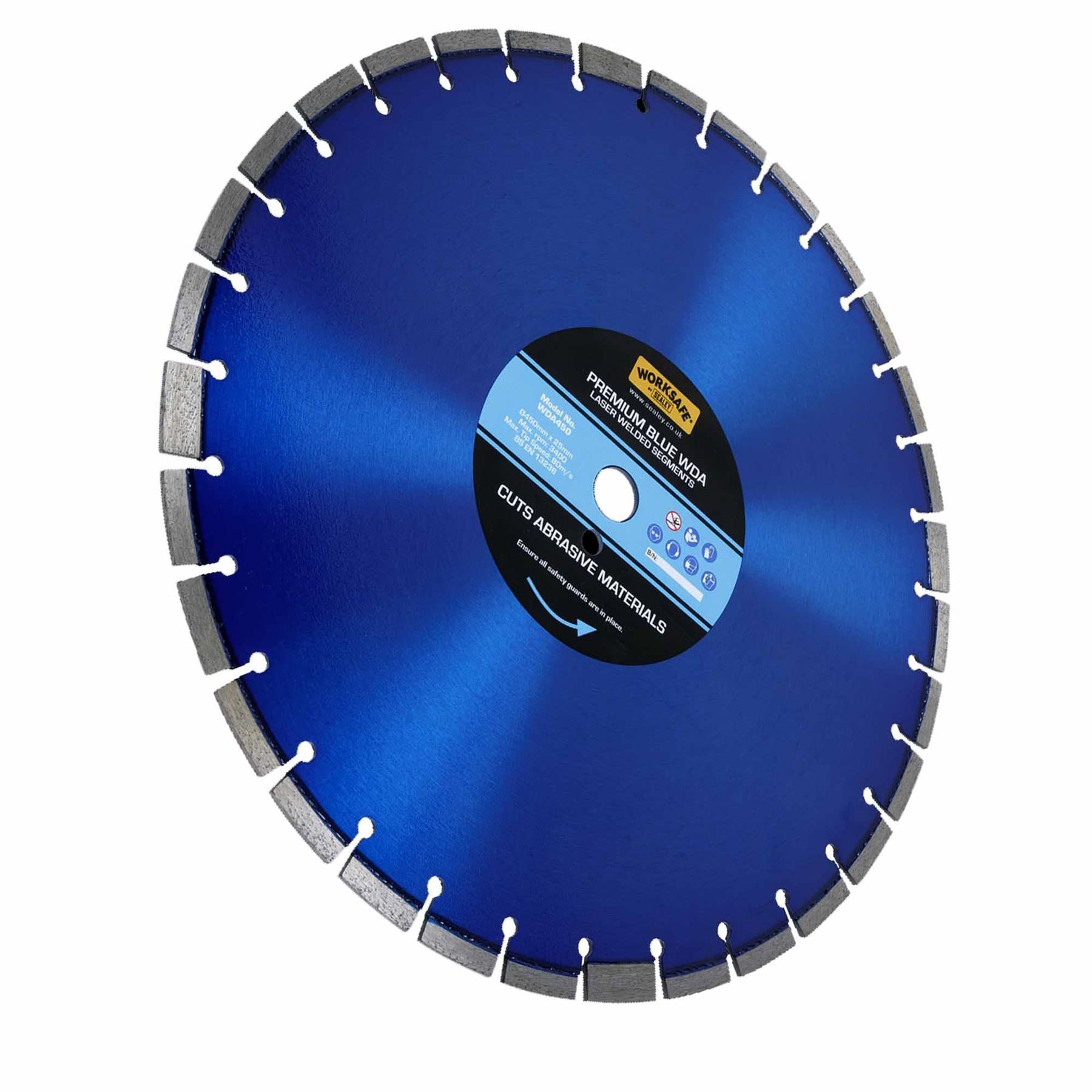 Sealey Premium Blue WDA Diamond Blade Ø450 x 25mm