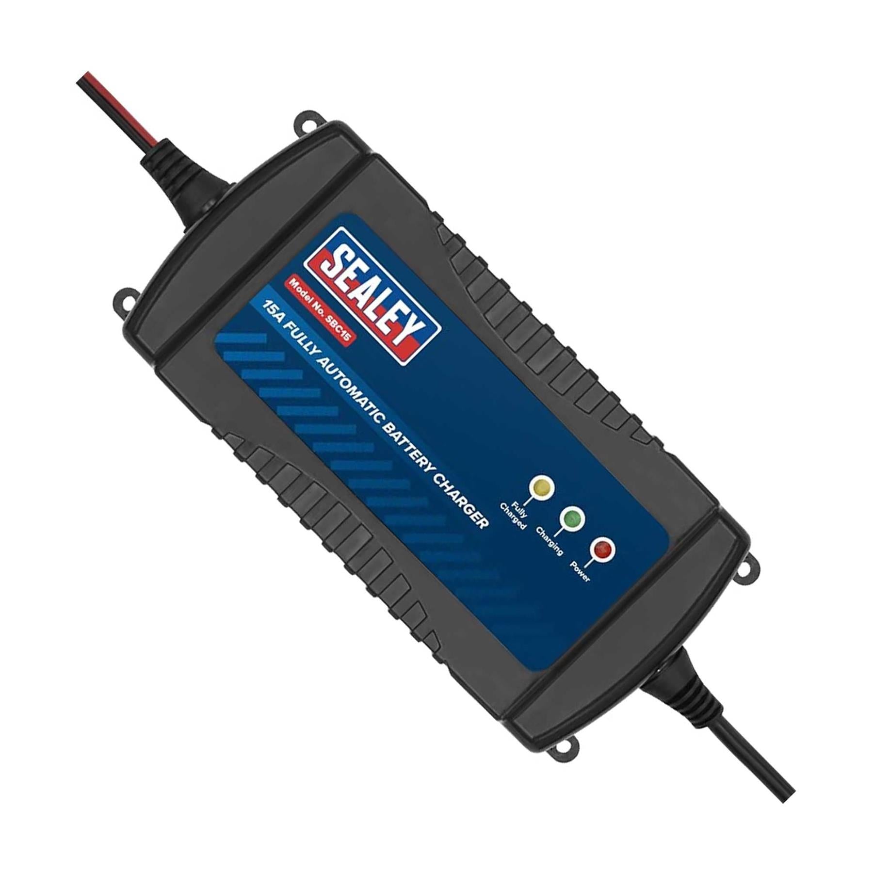 Sealey Battery Maintainer Charger 12V 15A Fully Automatic