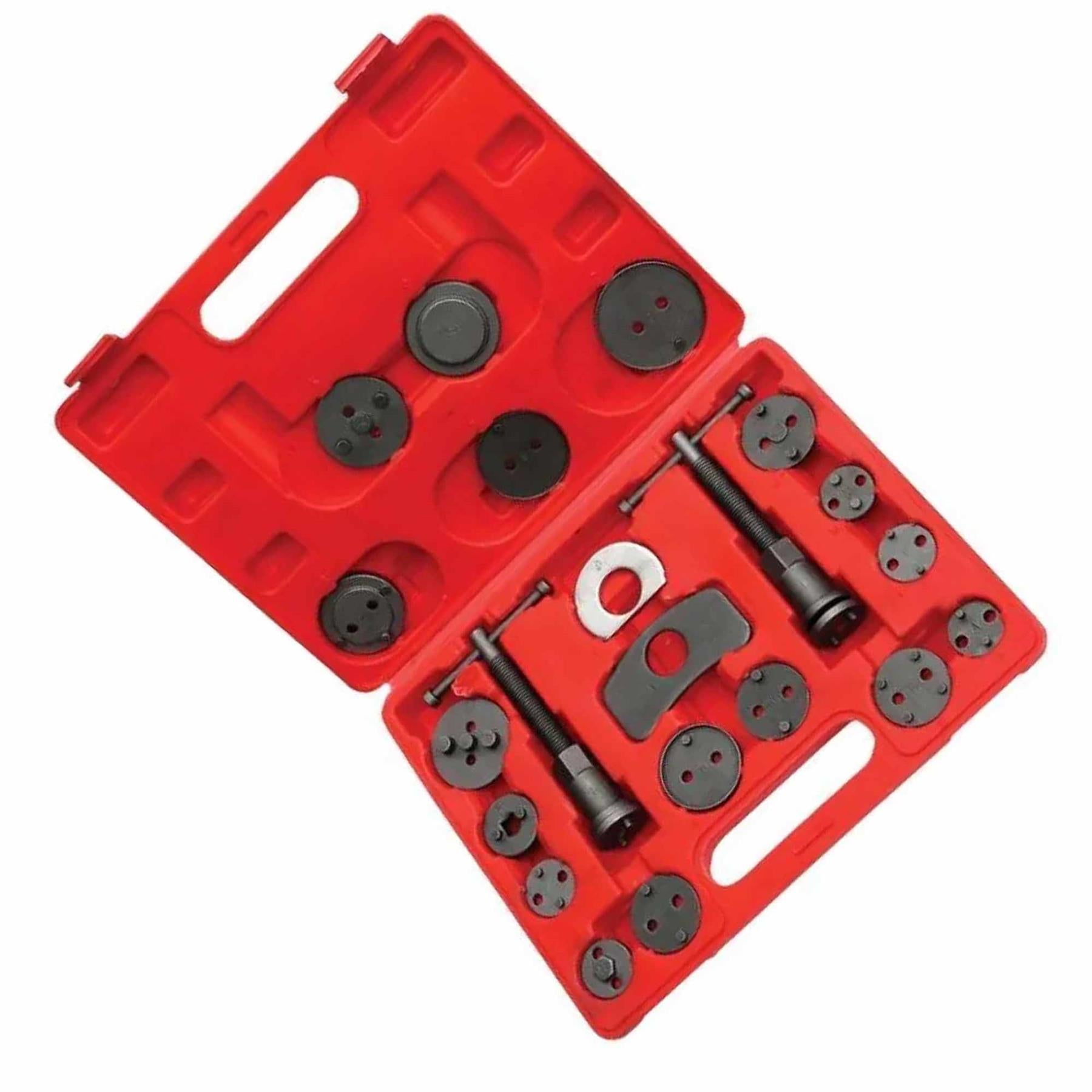 21 Pc Brake Caliper Piston Rewind Return Wind Back Tool Kit Set Left & Right Handed Thread