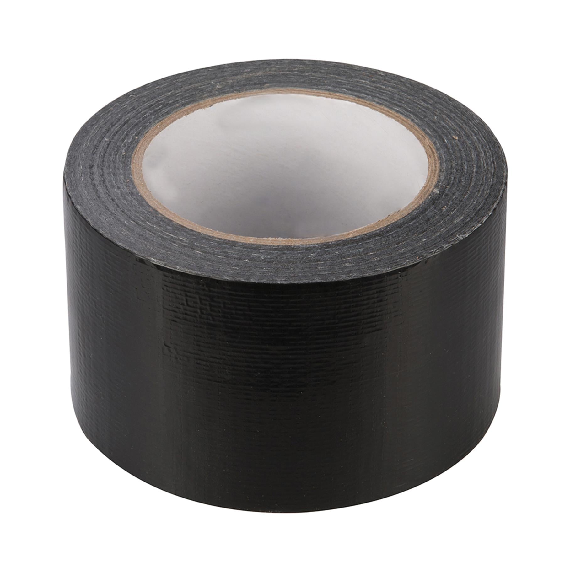 Duct Tape - 72mm X 50M Black Polyethylene-Coated With Hot-Melt Glue Adhesive