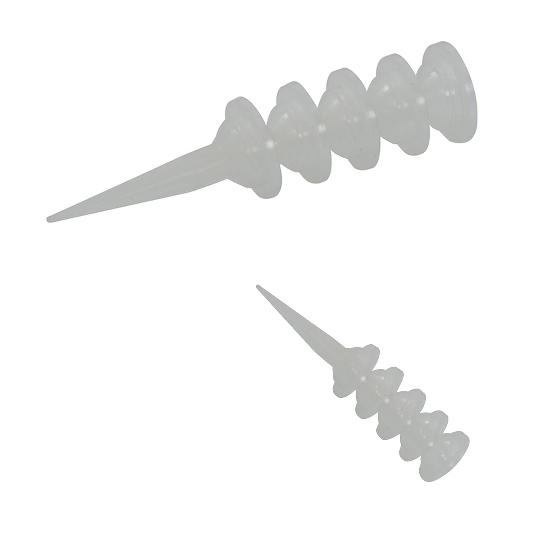 10Pk Silicone Sausage Gun Nozzles for use with the Silicone Sausage Combi Gun
