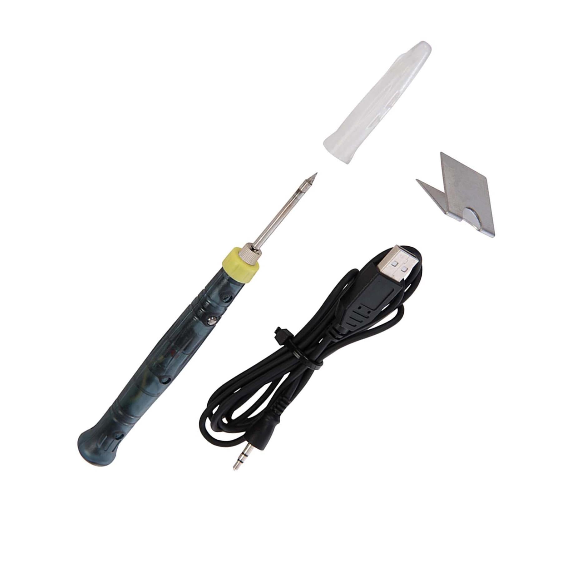 8W 5V Electric Welding Soldering Gun Solder Pen Iron Tool Kit USB Powered