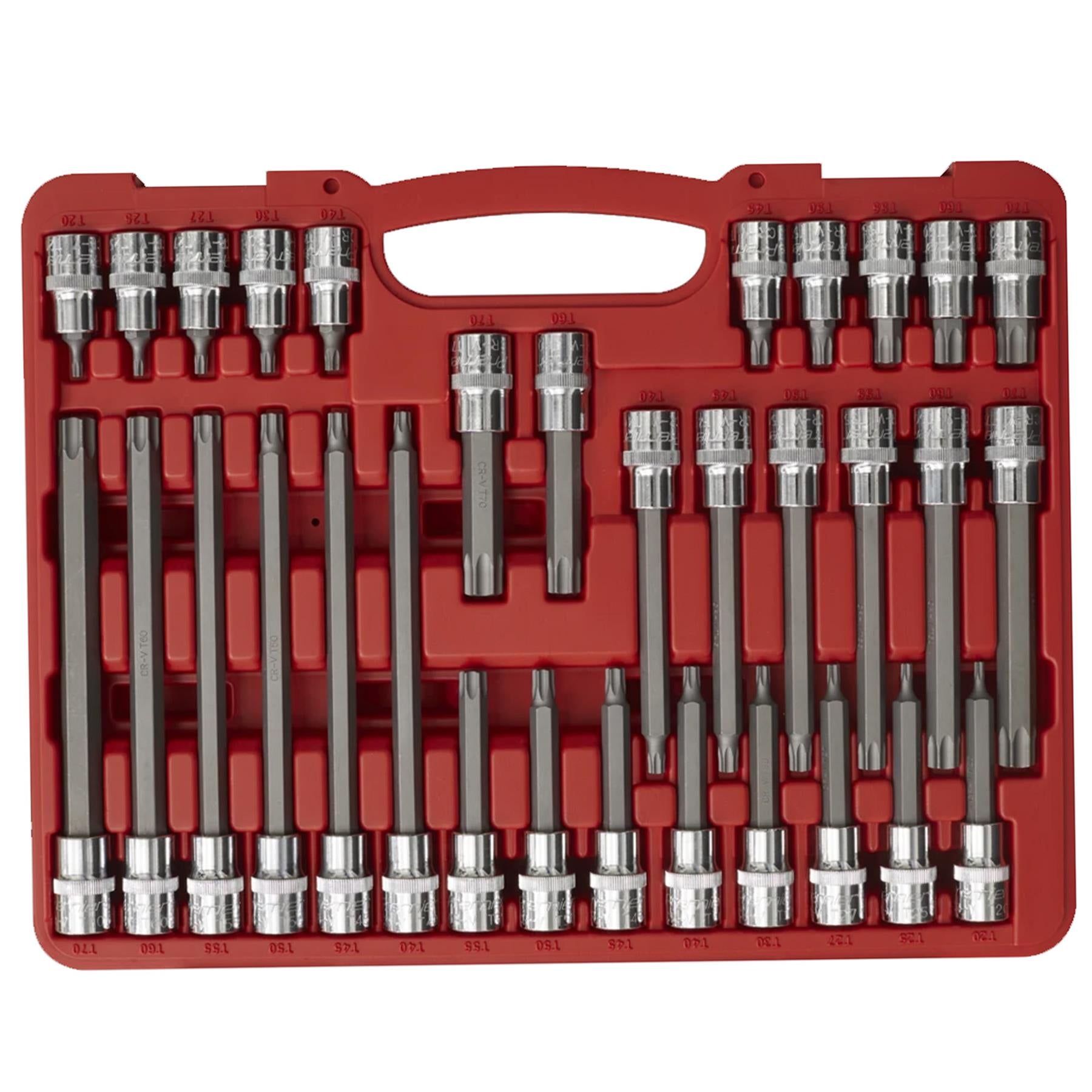 Sealey TRX-Star* Socket Bit Set 32pc 1/2"Sq Drive