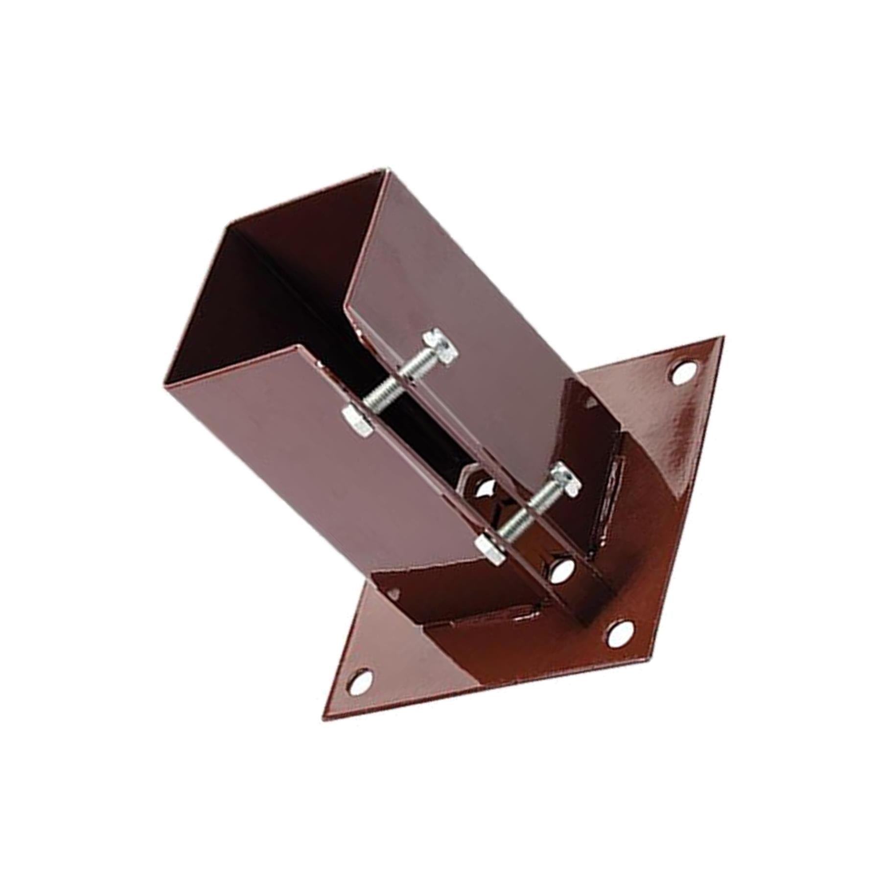 Fence Post Holders / Support - Metal - 3" Bolt Down 75 mm Like Metpost Bolt Grip 12PC