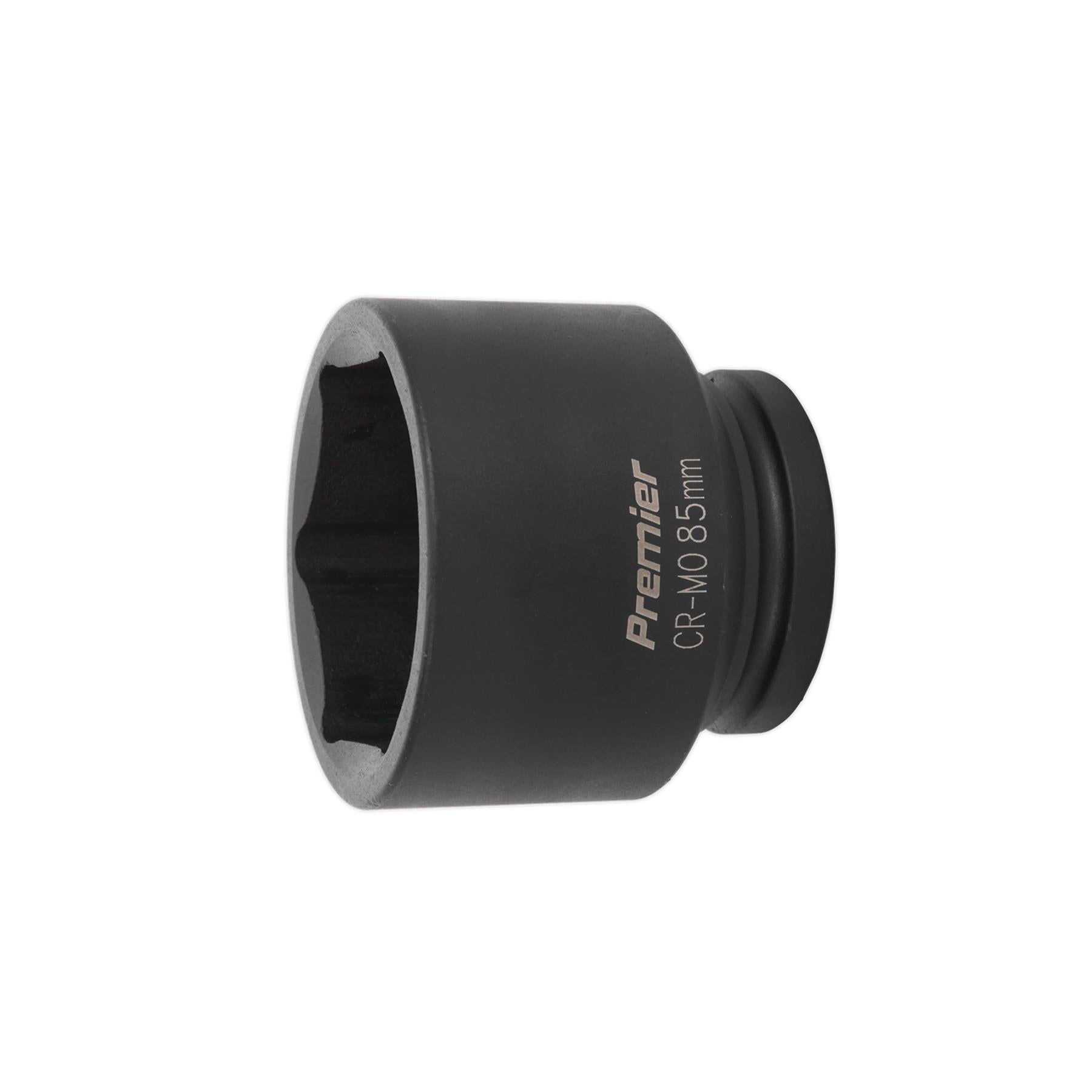 Sealey Impact Socket 85mm 1"Sq Drive Chrome Molybdenum Lifetime Guarantee