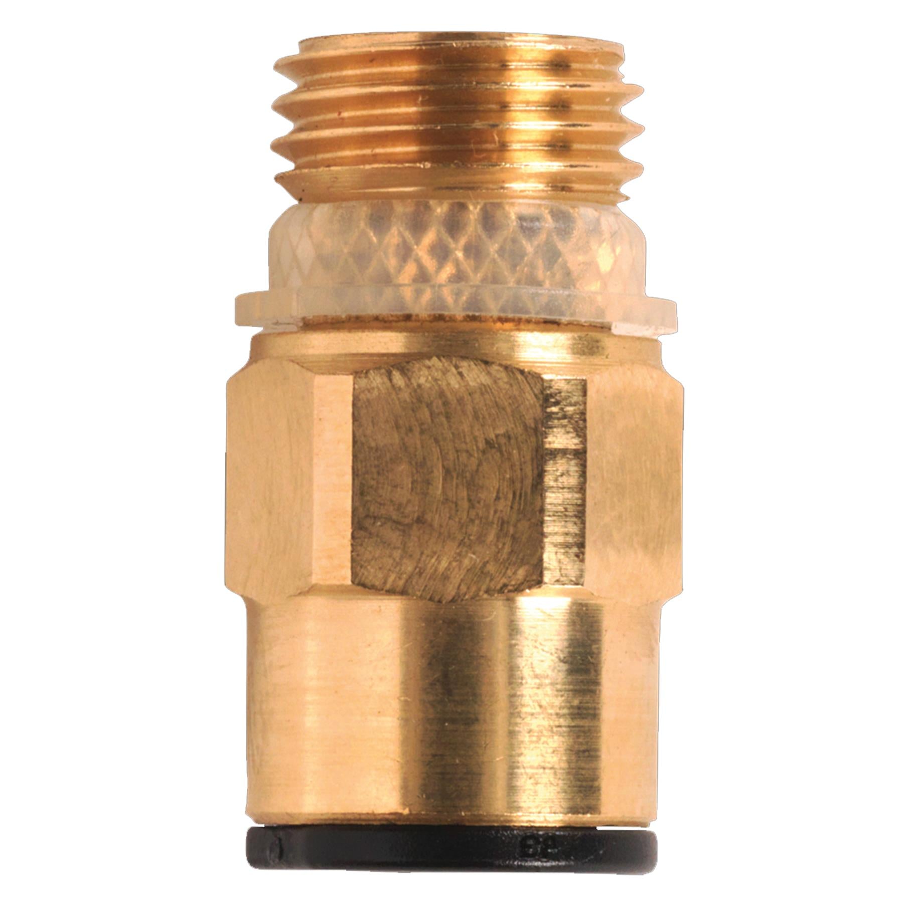 Sealey Brass SuperThread Str Adaptor 8mmx1/4"BSP Pk of 2 (RM10812)