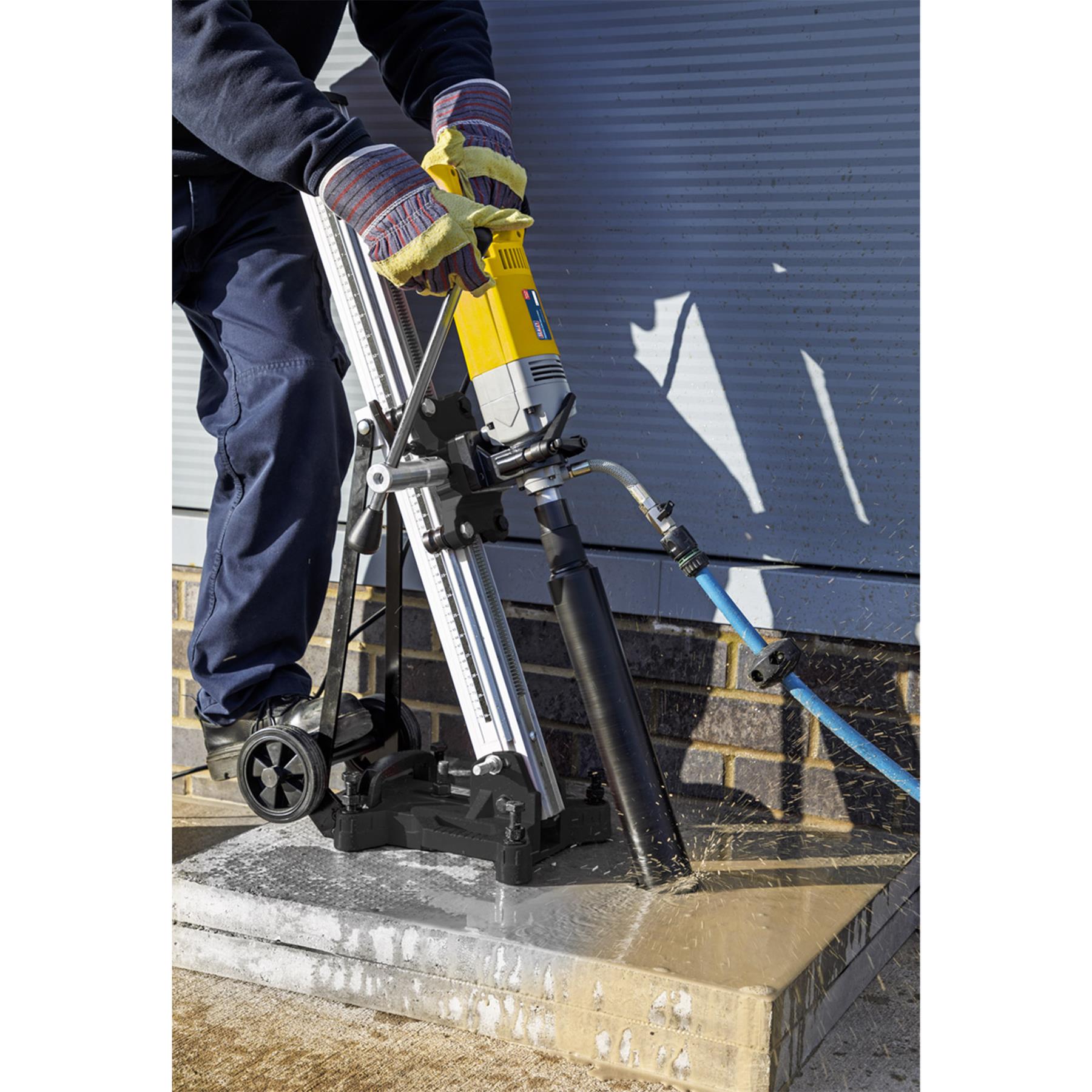 Sealey Diamond Core Drill Stand aluminium diamond core drill stand