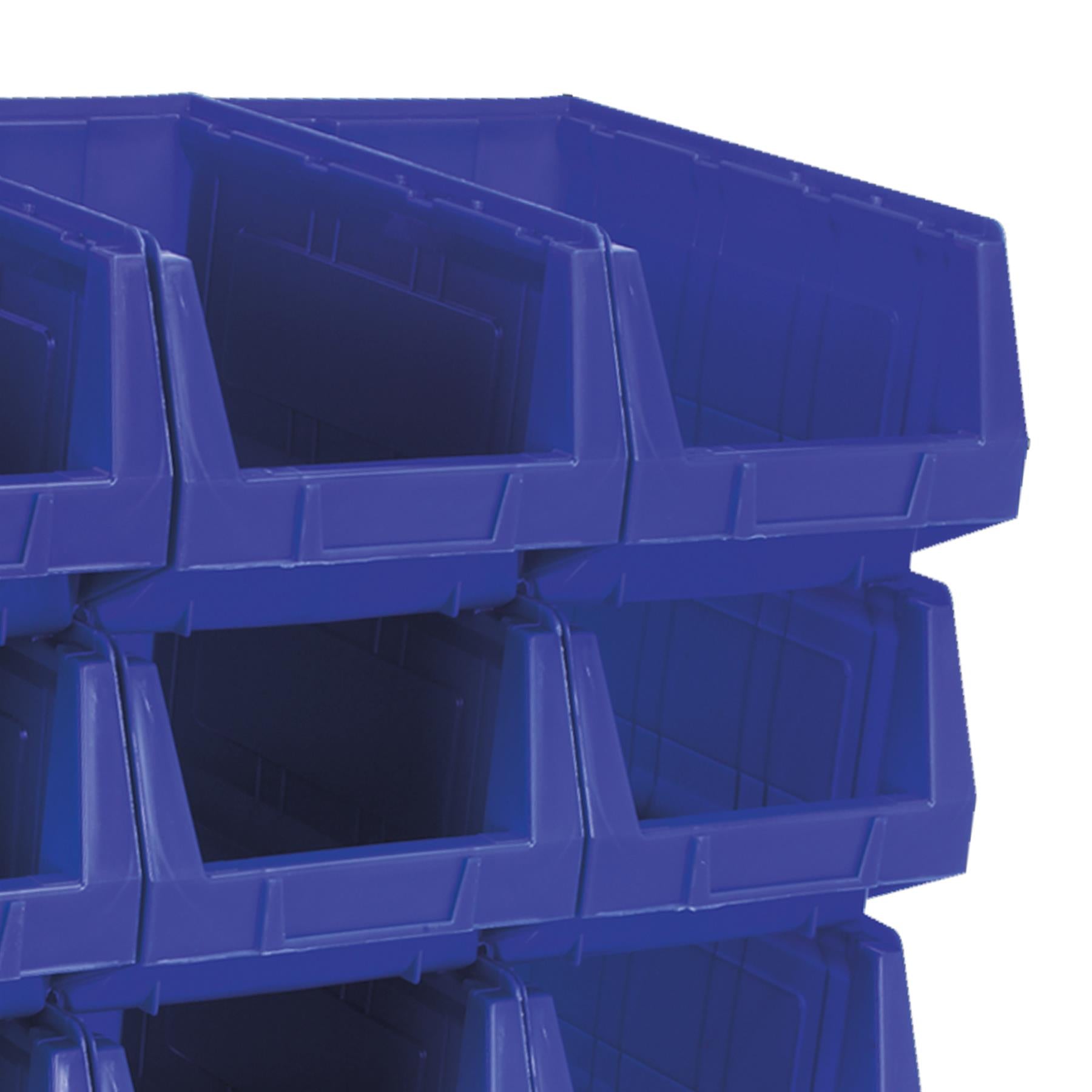 Sealey Plastic Storage Bin 210 x 355 x 165mm - Blue Pack of 12