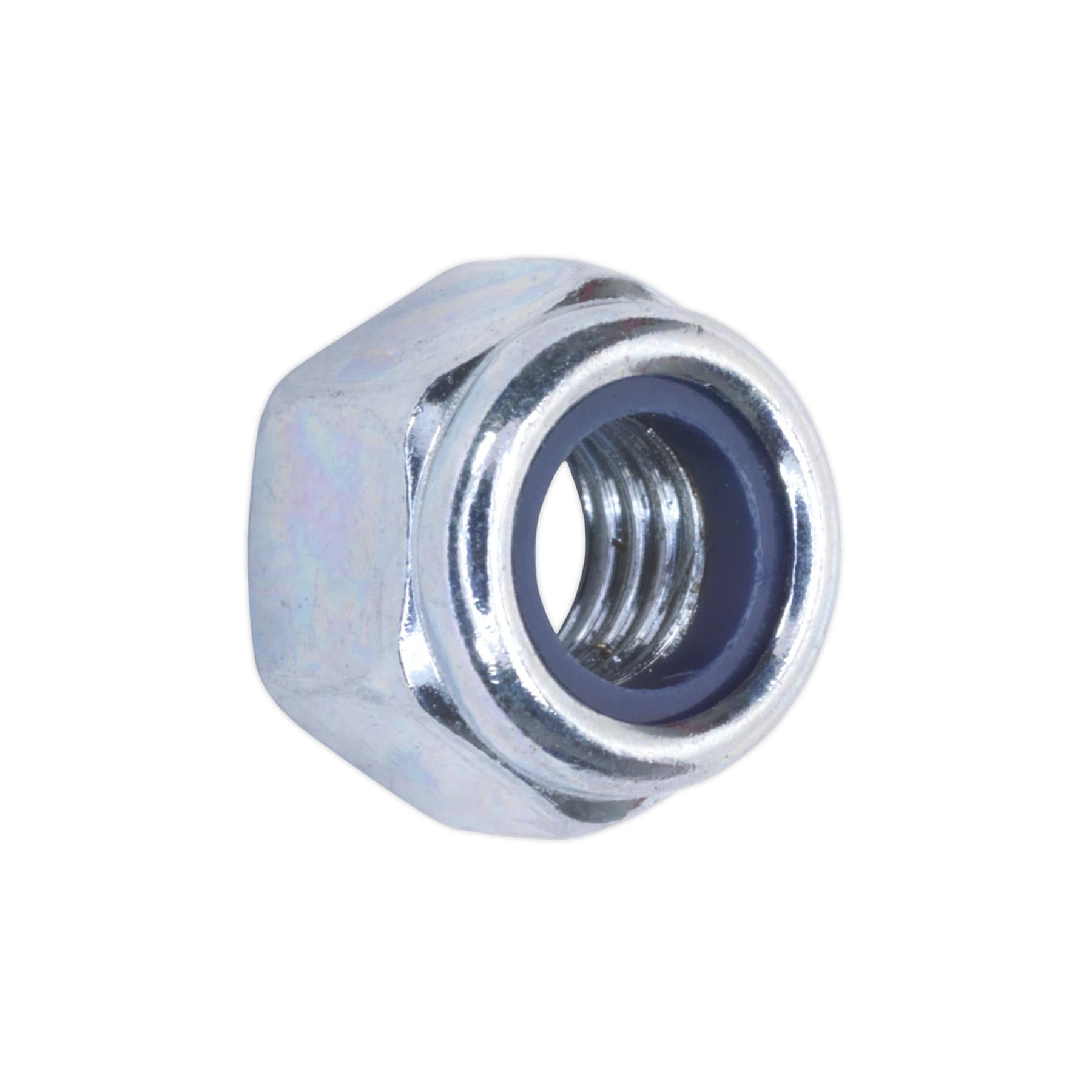 Sealey Nylon Locknut M8 Zinc Pack of 100