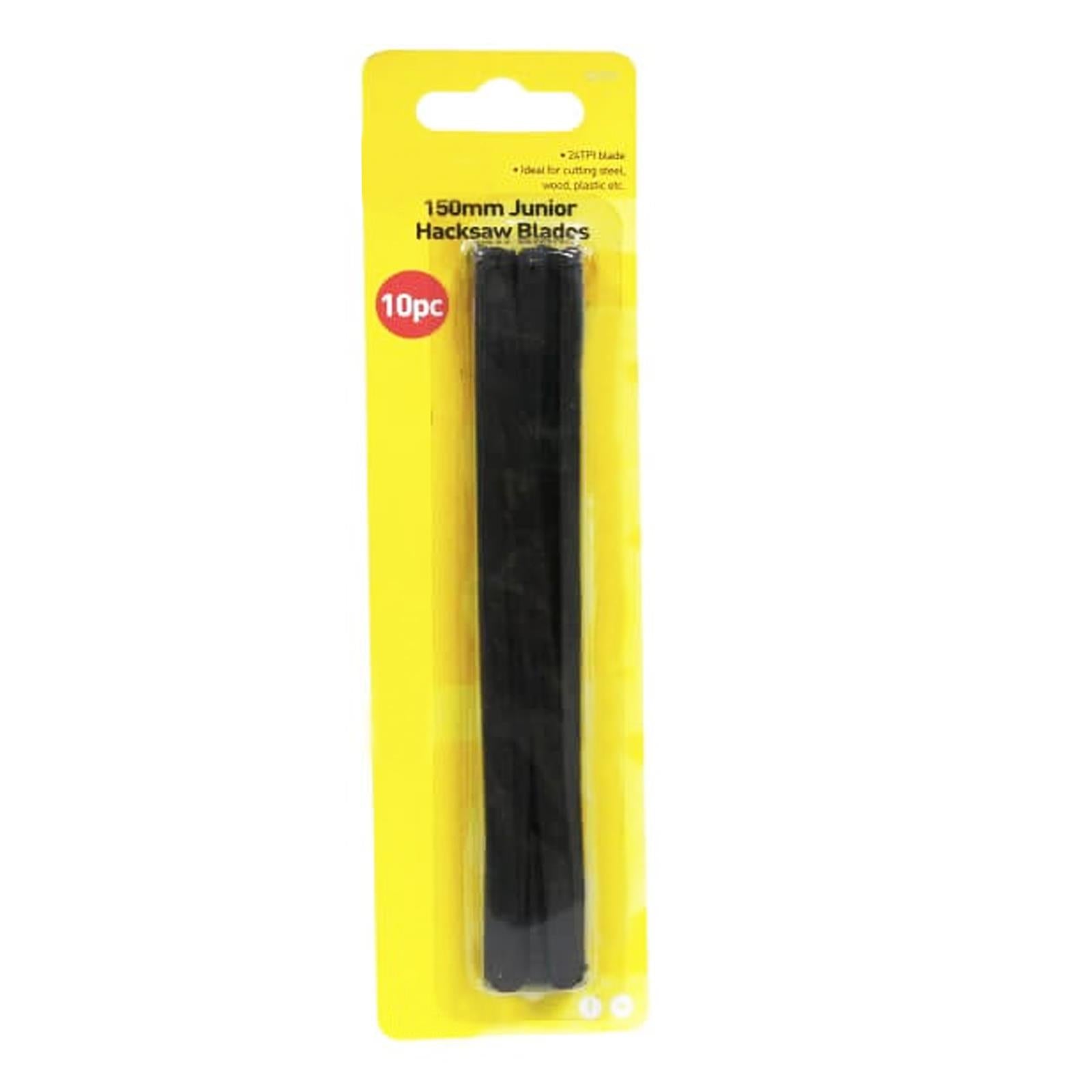 6" Junior Hacksaw Saw Carbon Steel Replacement Blades 150mm 10 Pcs