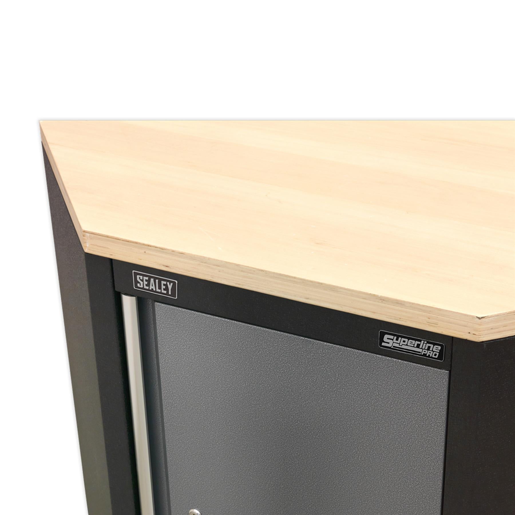 Sealey Pressed Wood Worktop for Modular Corner Cabinet 865mm