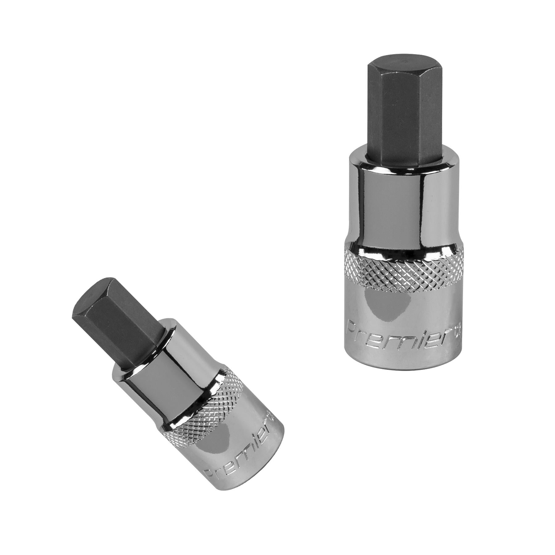 Sealey Hex Socket Bit 12mm 1/2"Sq Drive Chrome Vanadium Steel