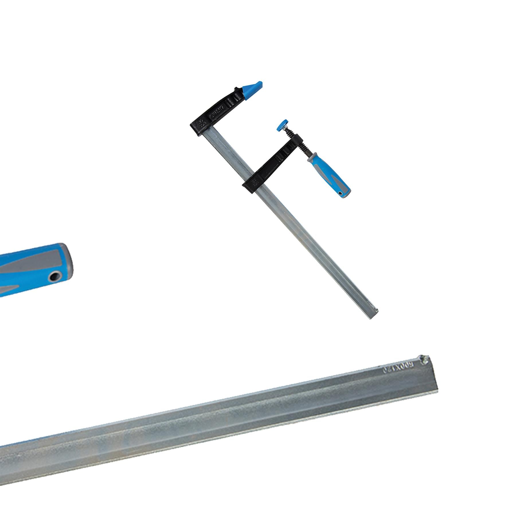 F-Clamp Heavy Duty Deep Capacity - 500 X 120mm - High Impact Soft-Grip Handles