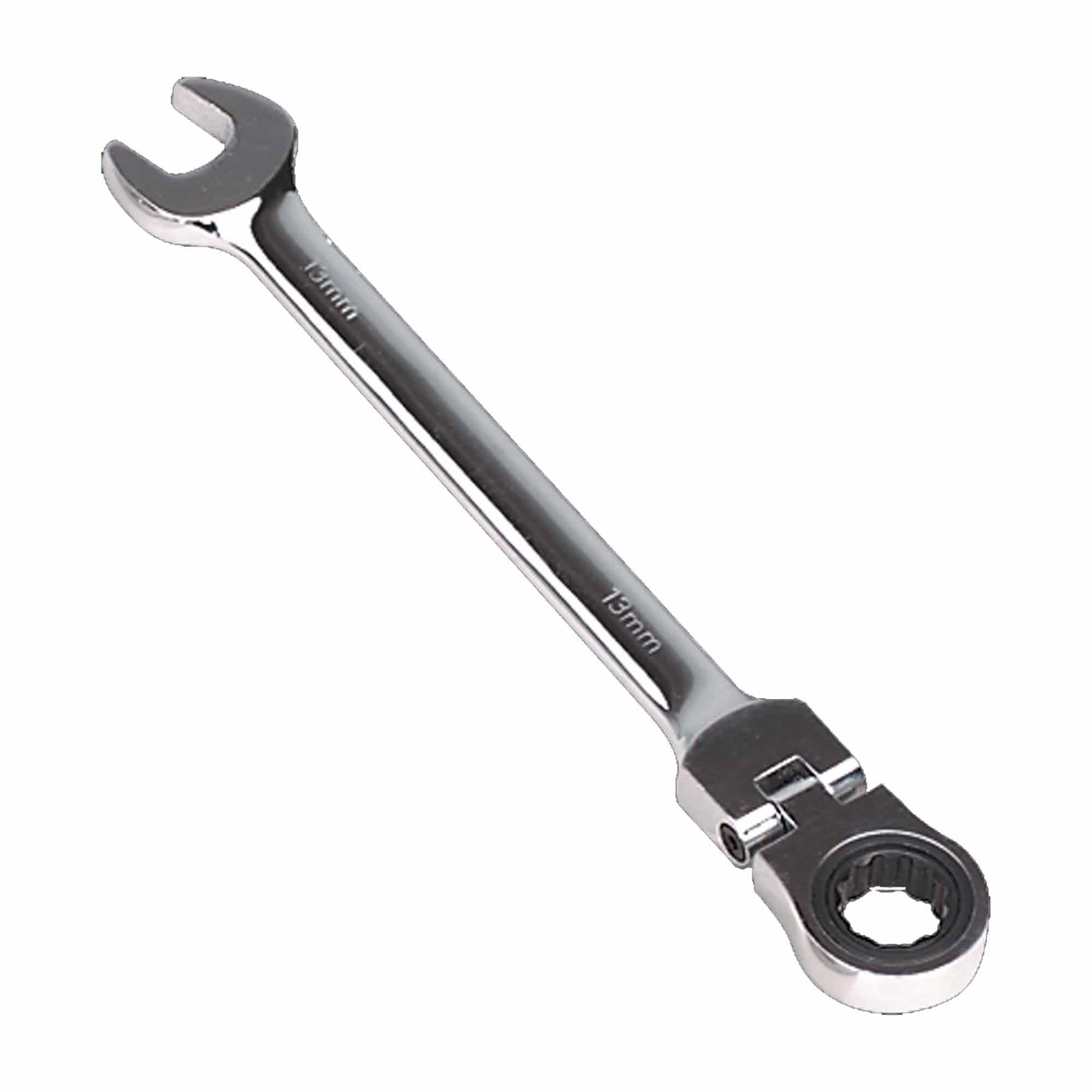 Flexi-Head Ratchet Combination Spanner 13mm. Sealey