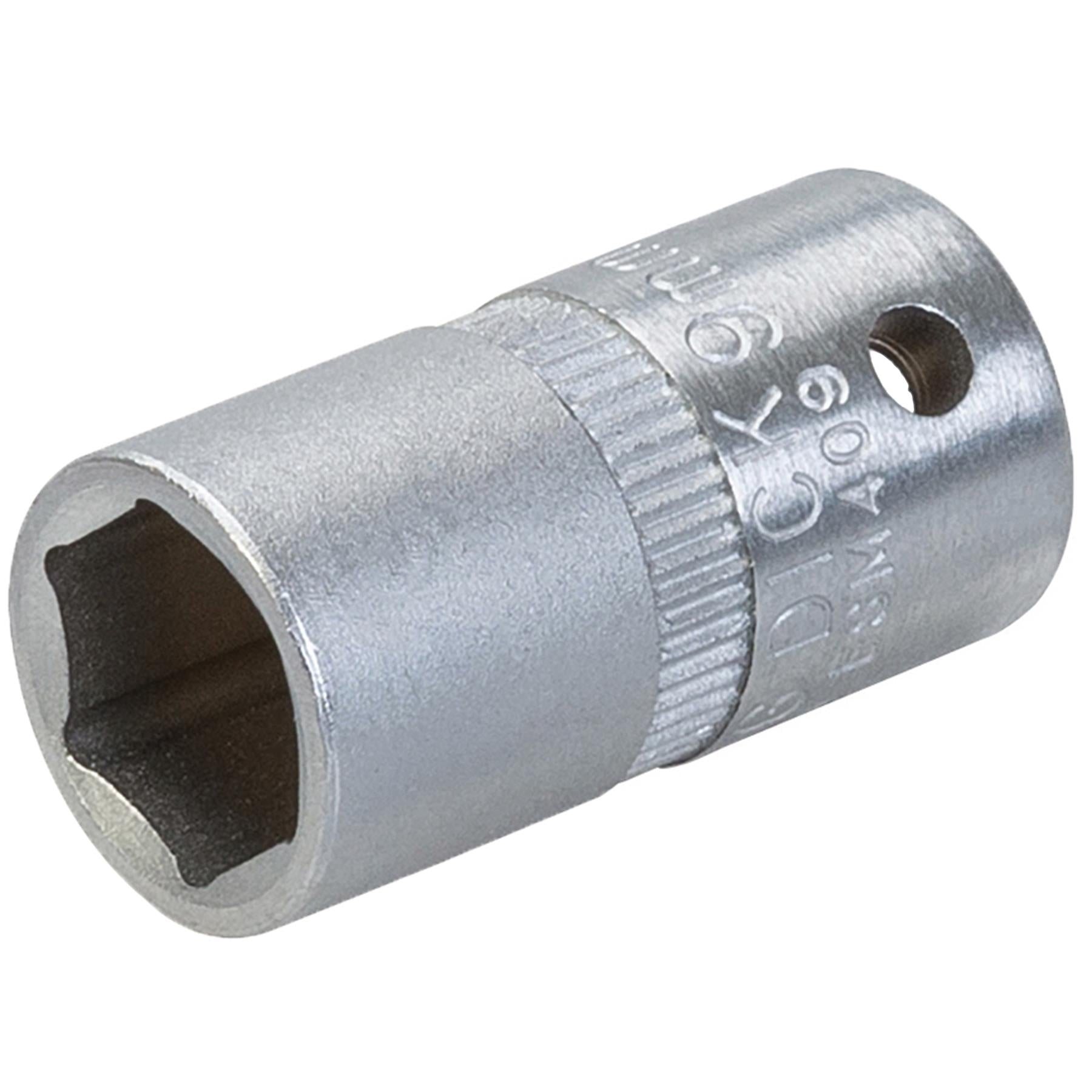 King Dick Socket 1/4" Sd 6pt 9mm