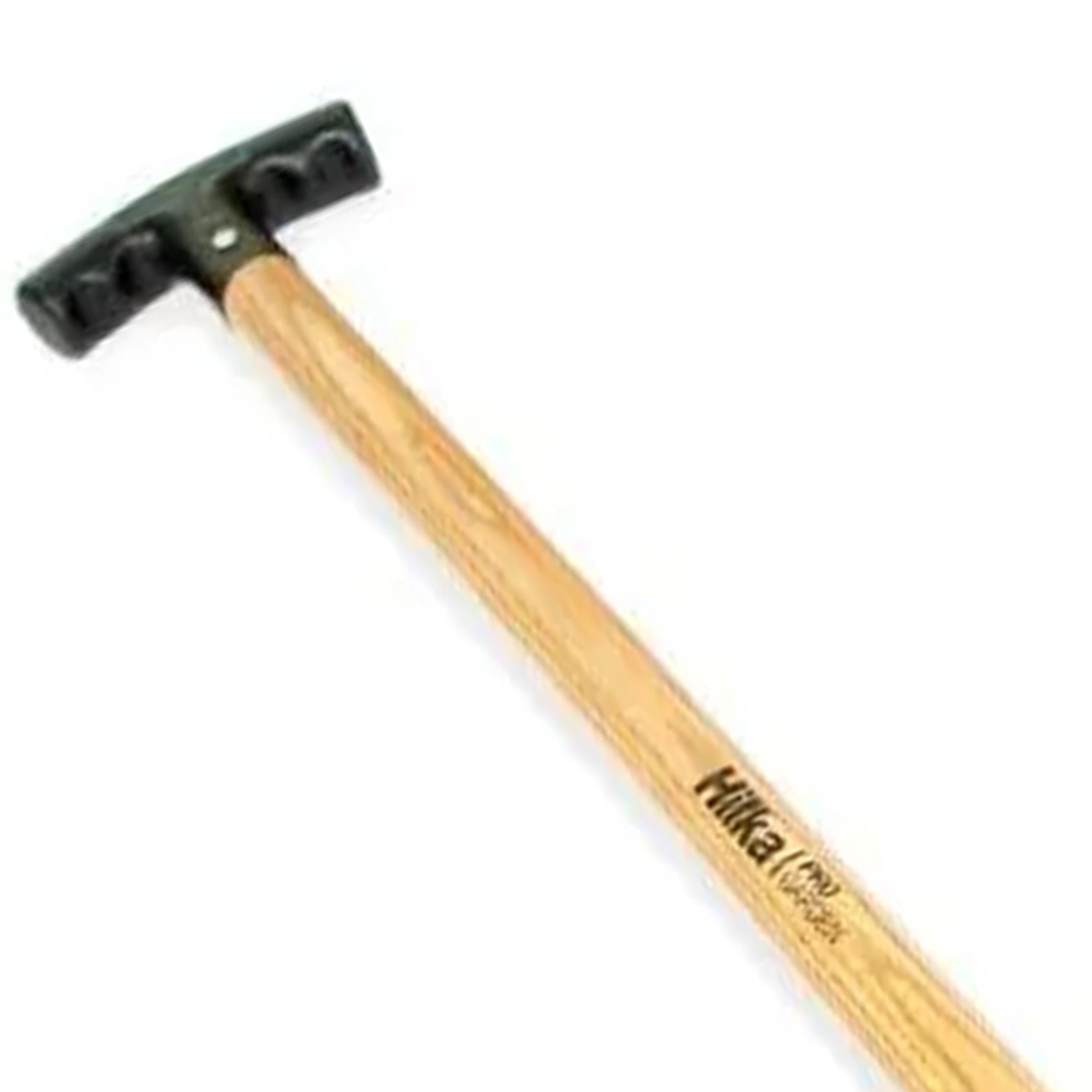 Carbon Steel Edging iron with long hardwood shaft