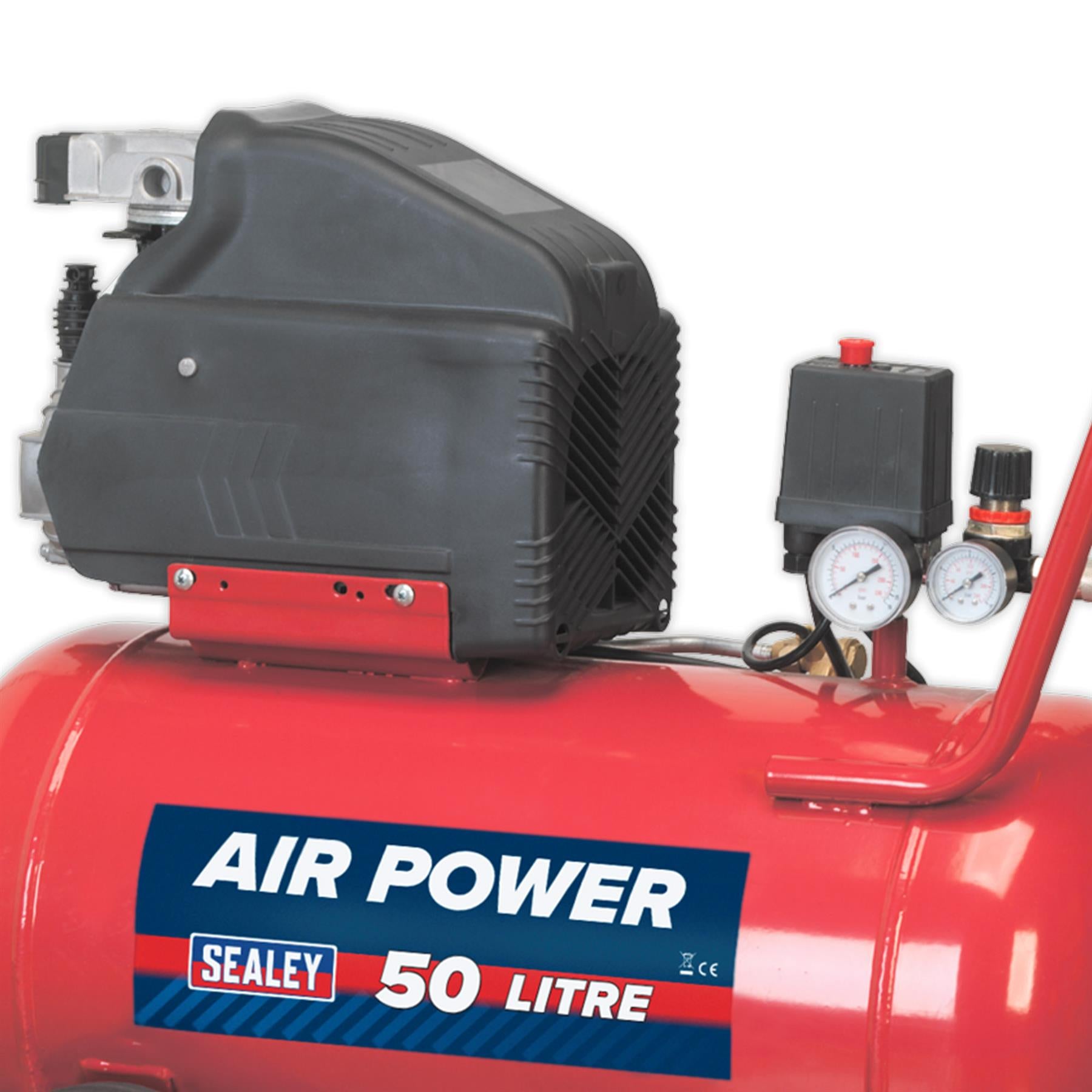 Sealey Compressor 50L Direct Drive 2hp Aluminium head