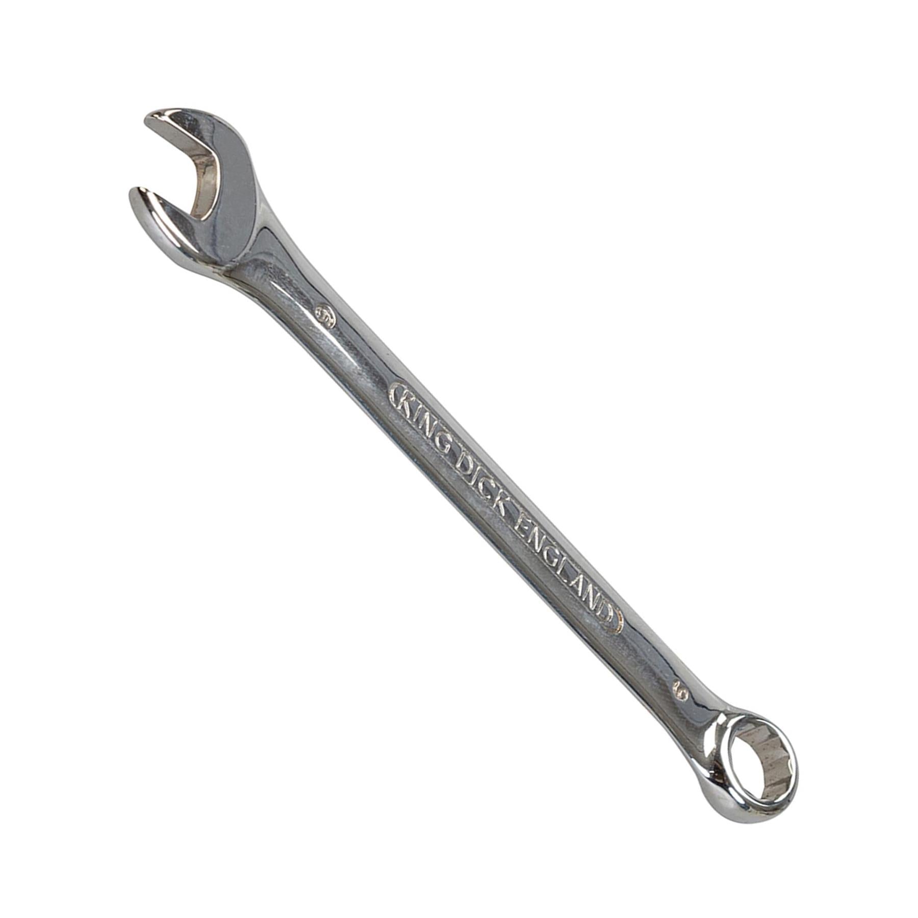 King Dick metric 9 MM polished chrome combination spanner wrenches spanners