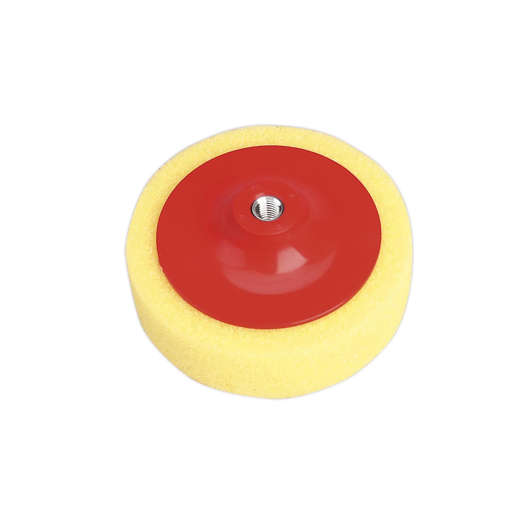 Sealey Buffing & Polishing Foam Head 150x50mm M14x2mm Yellow/Coarse