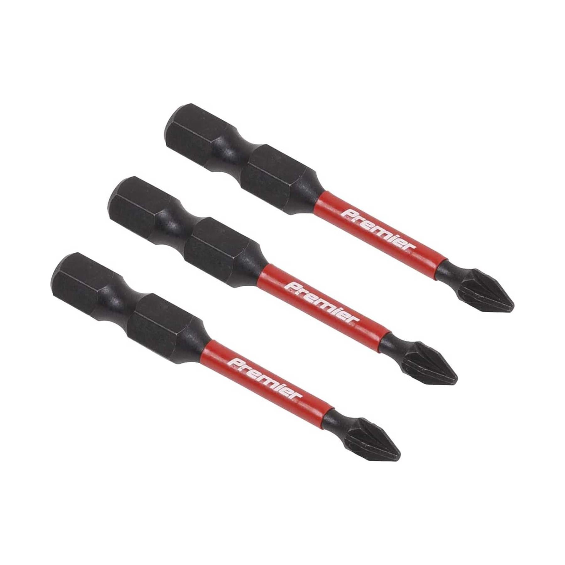 Pozi #1 Impact Power Tool Bits 50mm - 3pc