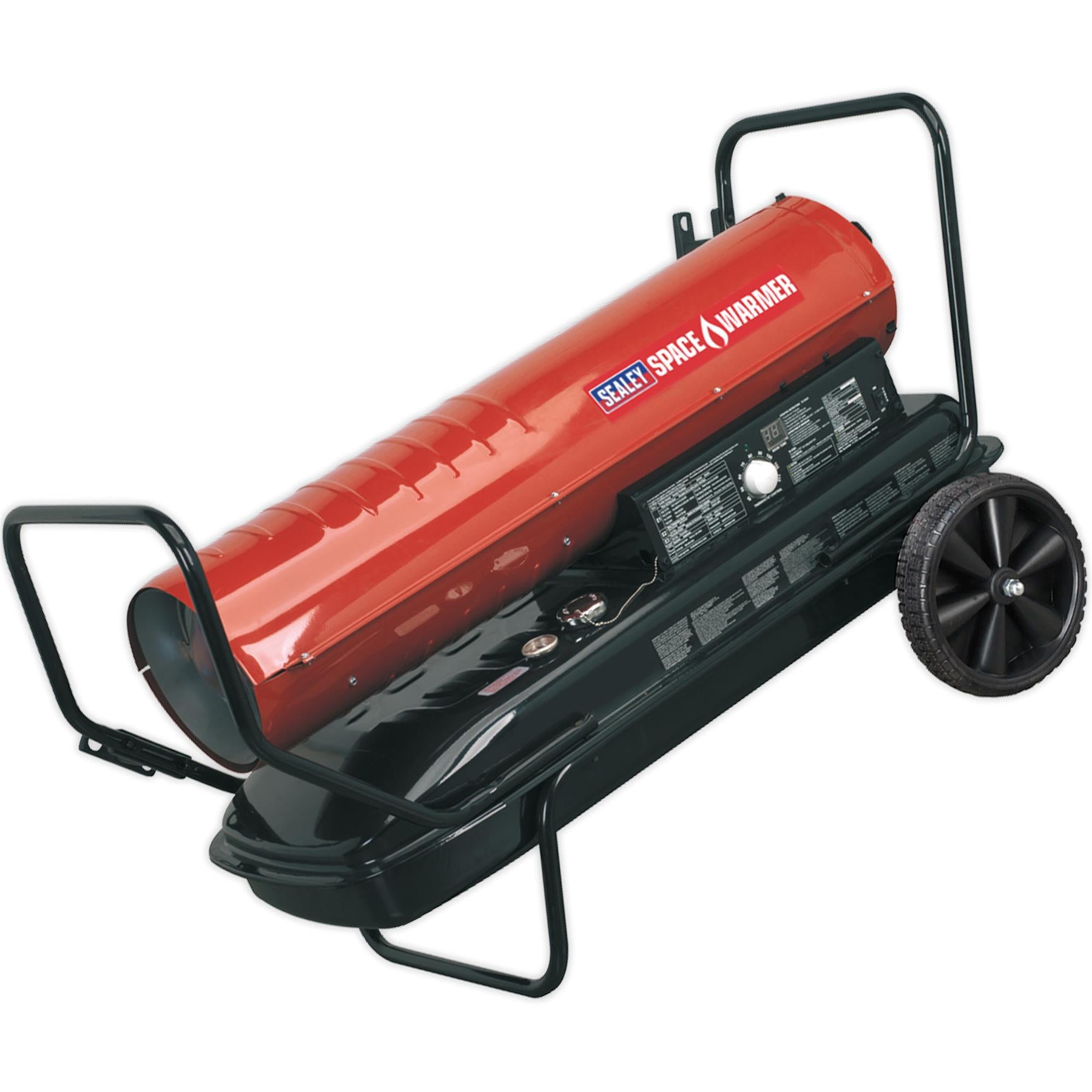 Sealey AB1758 Space Warmer Paraffin/Kerosene/Diesel Heater 175,000Btu/hr Wheels