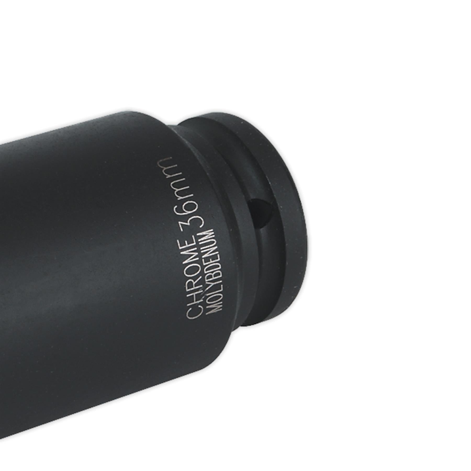 Sealey Impact Socket 36mm Deep 3/4"Sq Drive