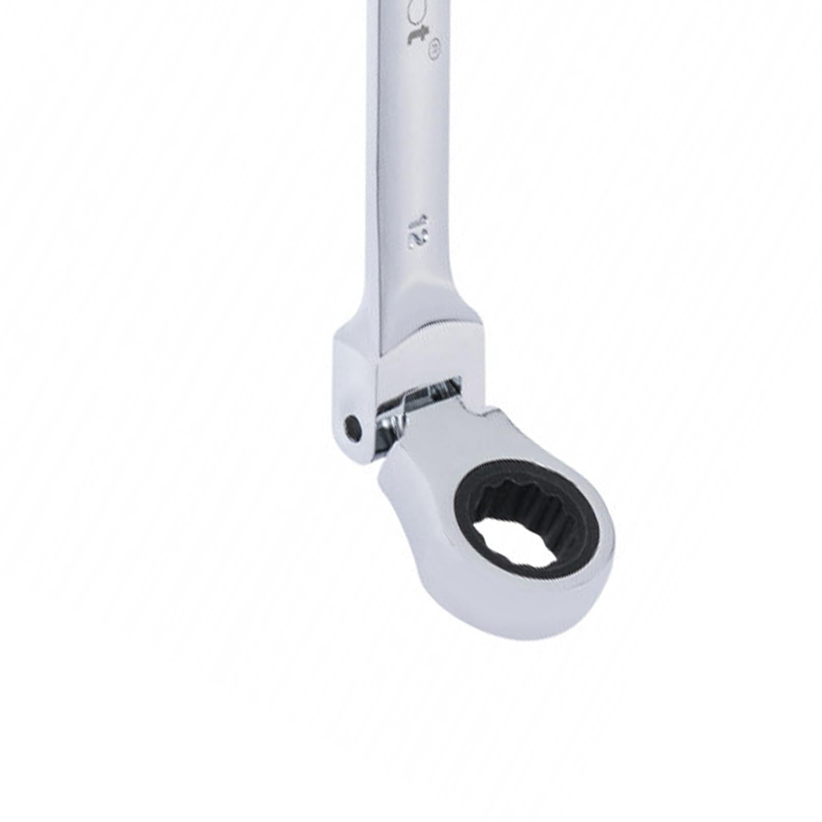 BlueSpot Ratchet Spanner Combination Flexible Head Wrench Metric 12mm