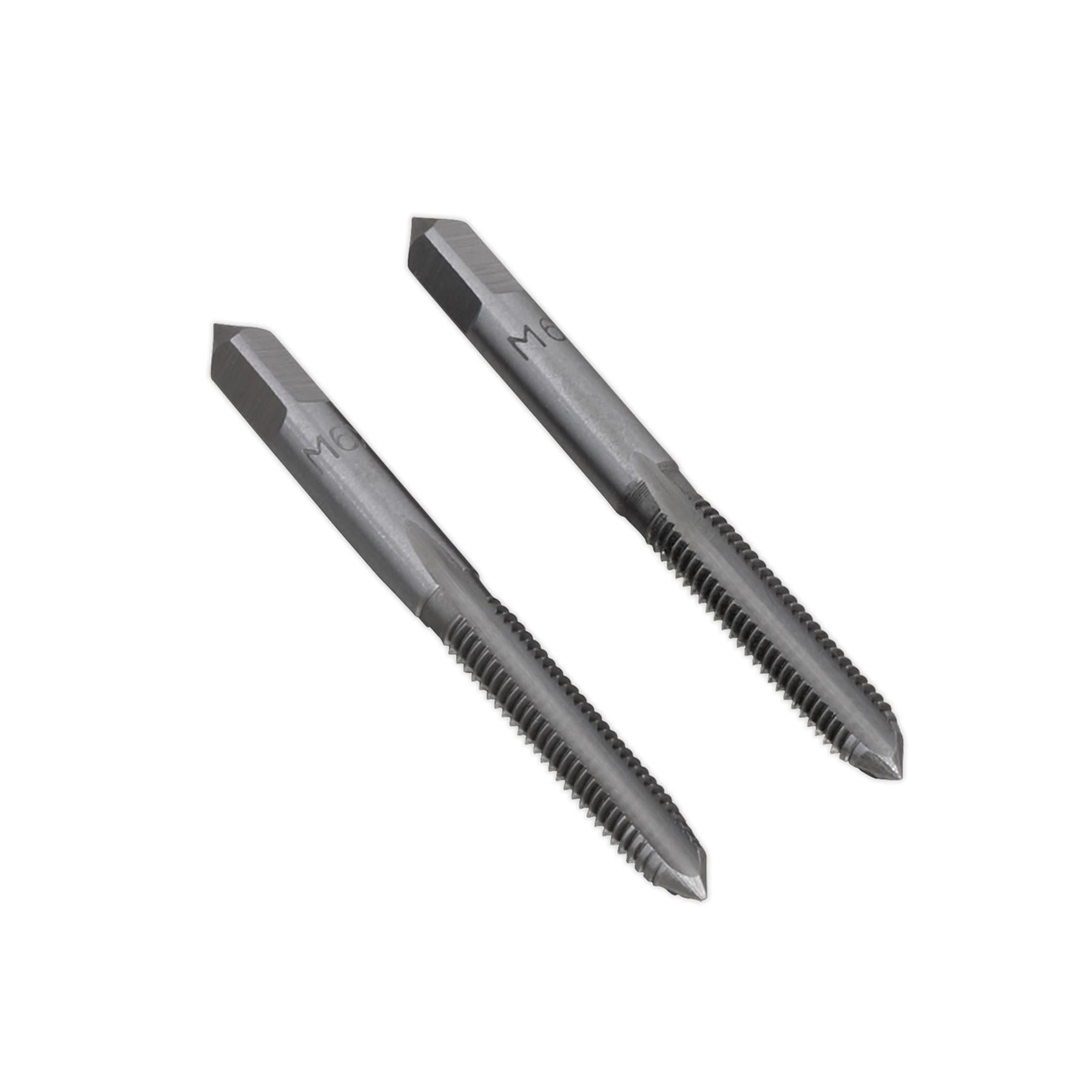 Sealey High Quality Tap Set 2pc (Taper & Plug) M6 x 1mm