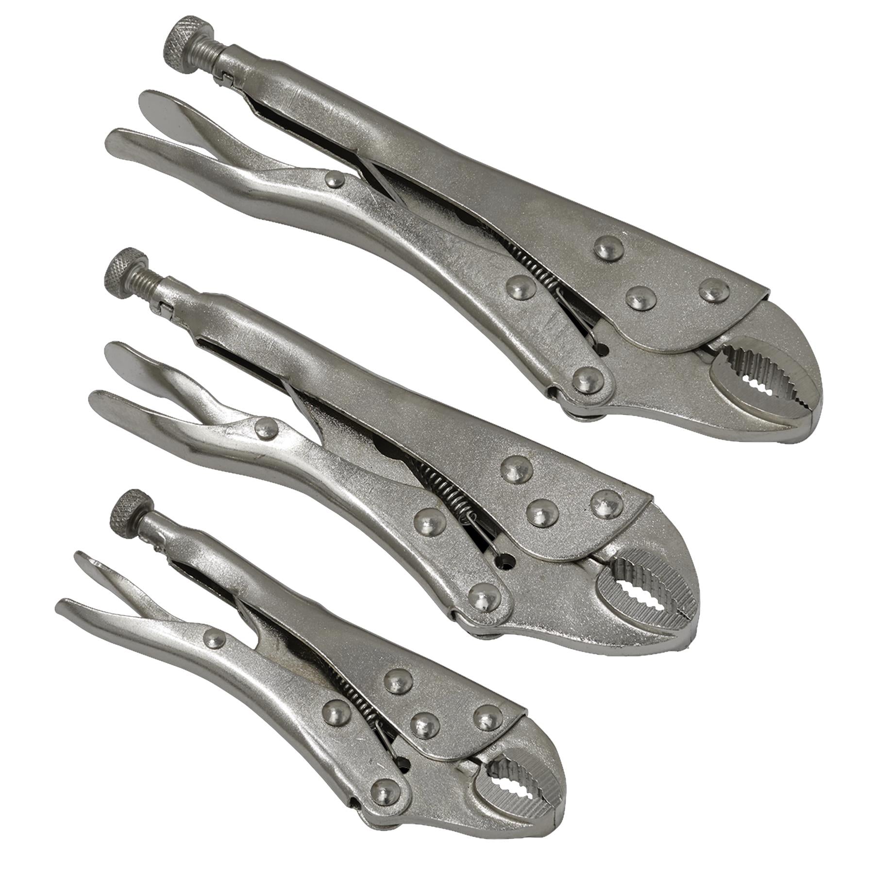 Sealey Locking Pliers Set 3pc