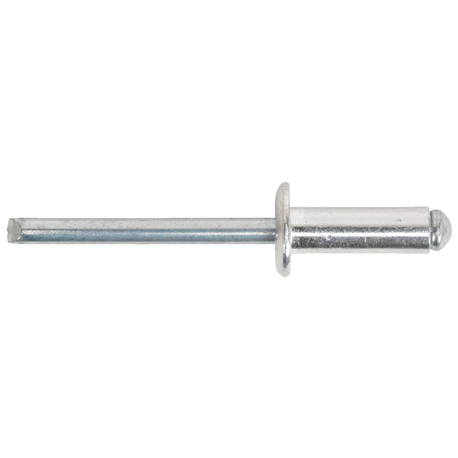 Sealey Aluminium Blind Rivet Standard Flange 6.4 x 12mm Pack of 200