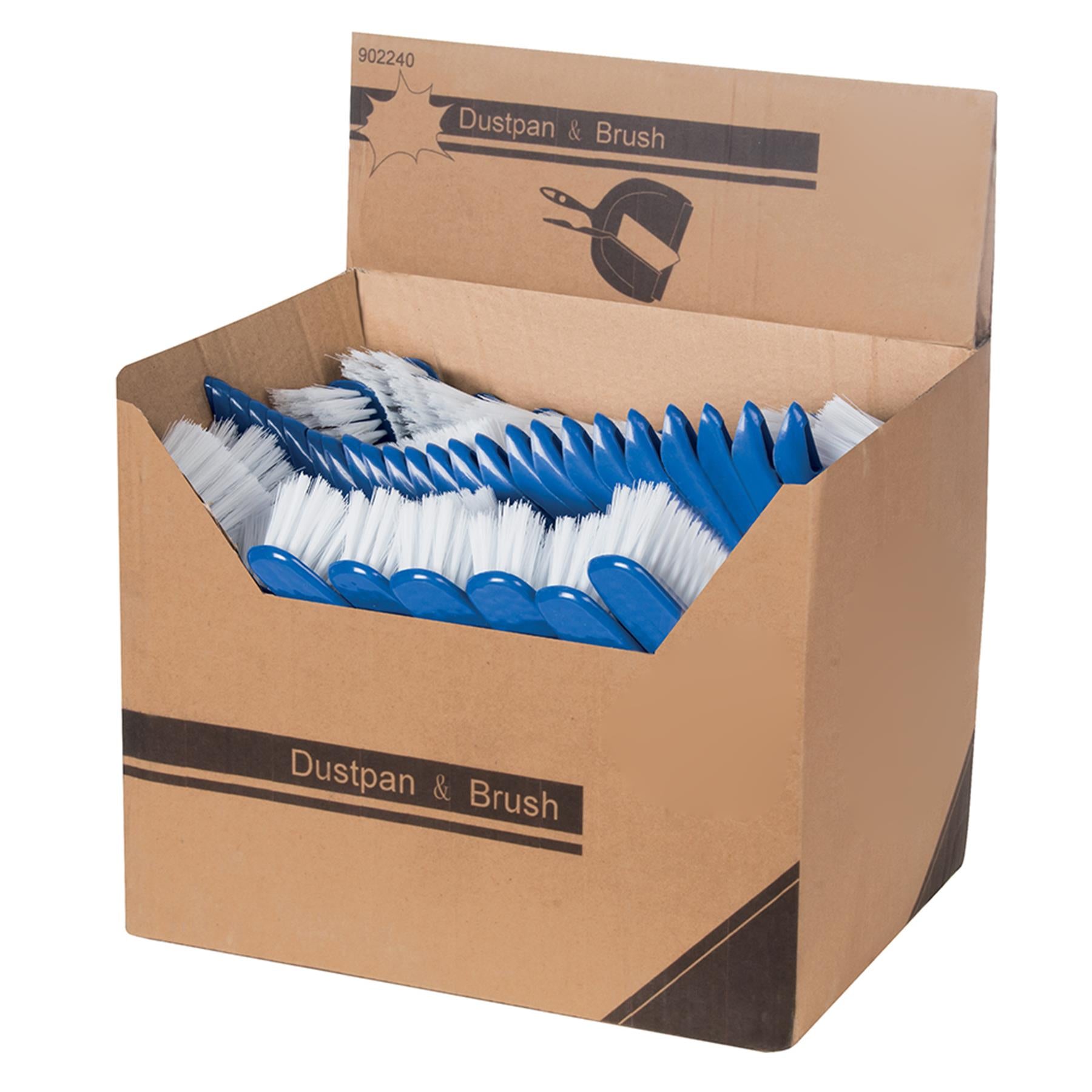 Dustpan & Brush Set Pack Of 24 175mm With Brush That Slots Into The Pan