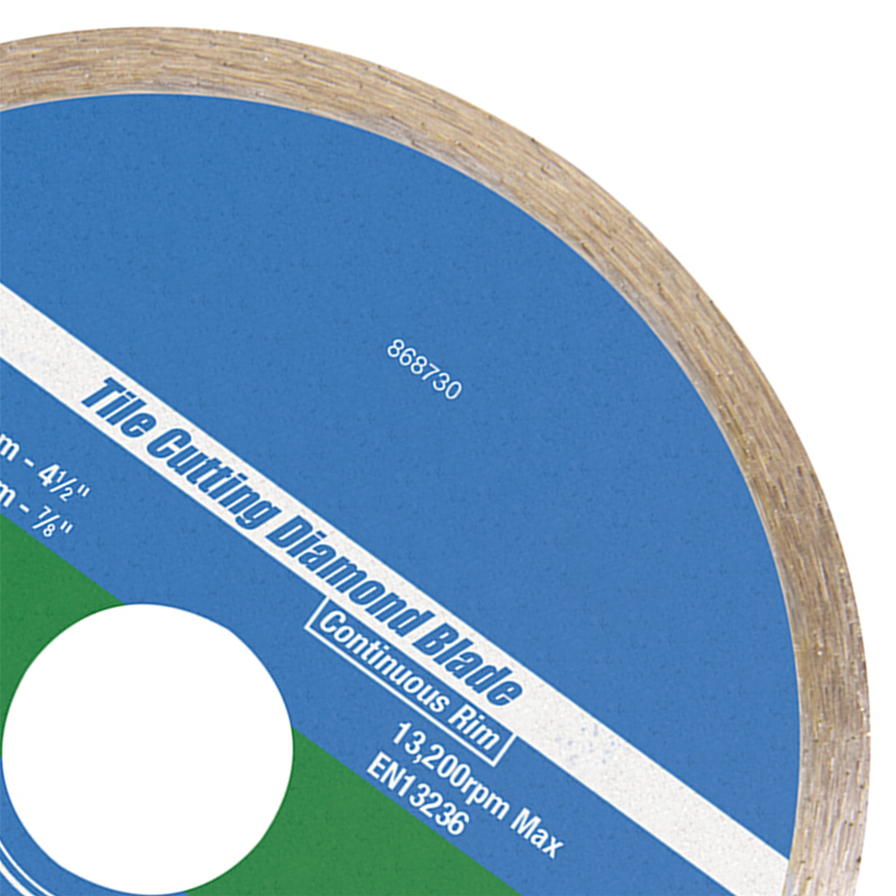 Tile Cutting Diamond Disc 115mm X 22.2mm Continuous Rim Blade Brand New