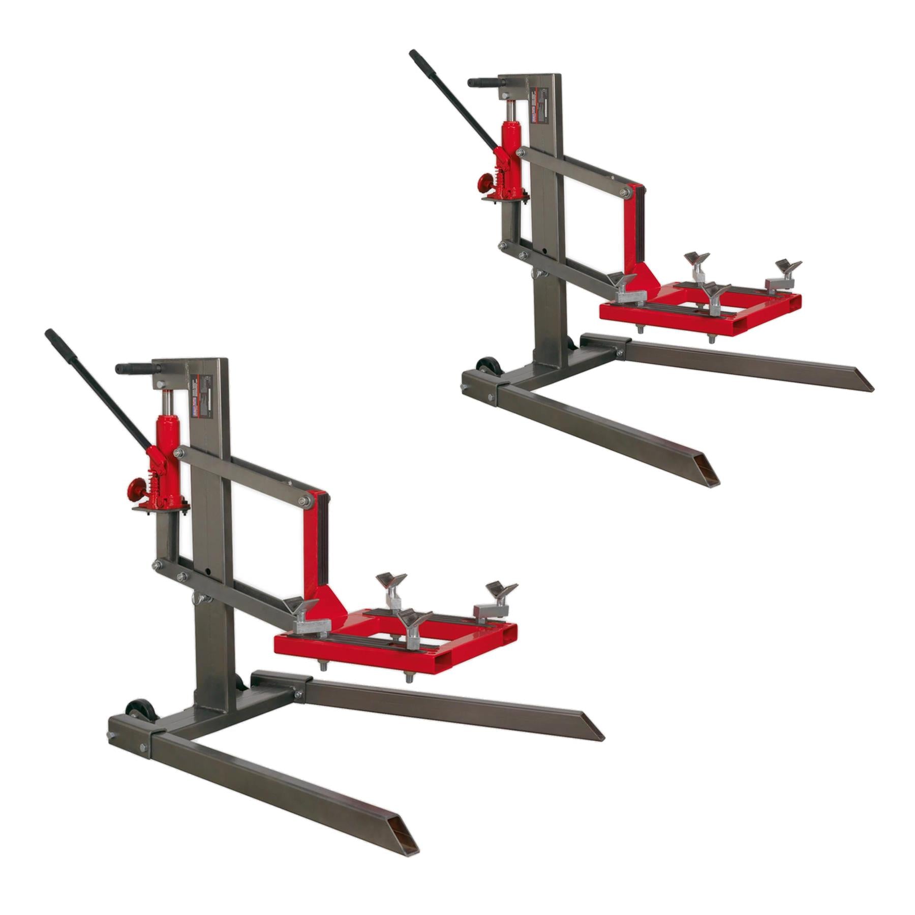 Sealey Single Post Hydraulic Motorcycle Lift 450kg Capacity