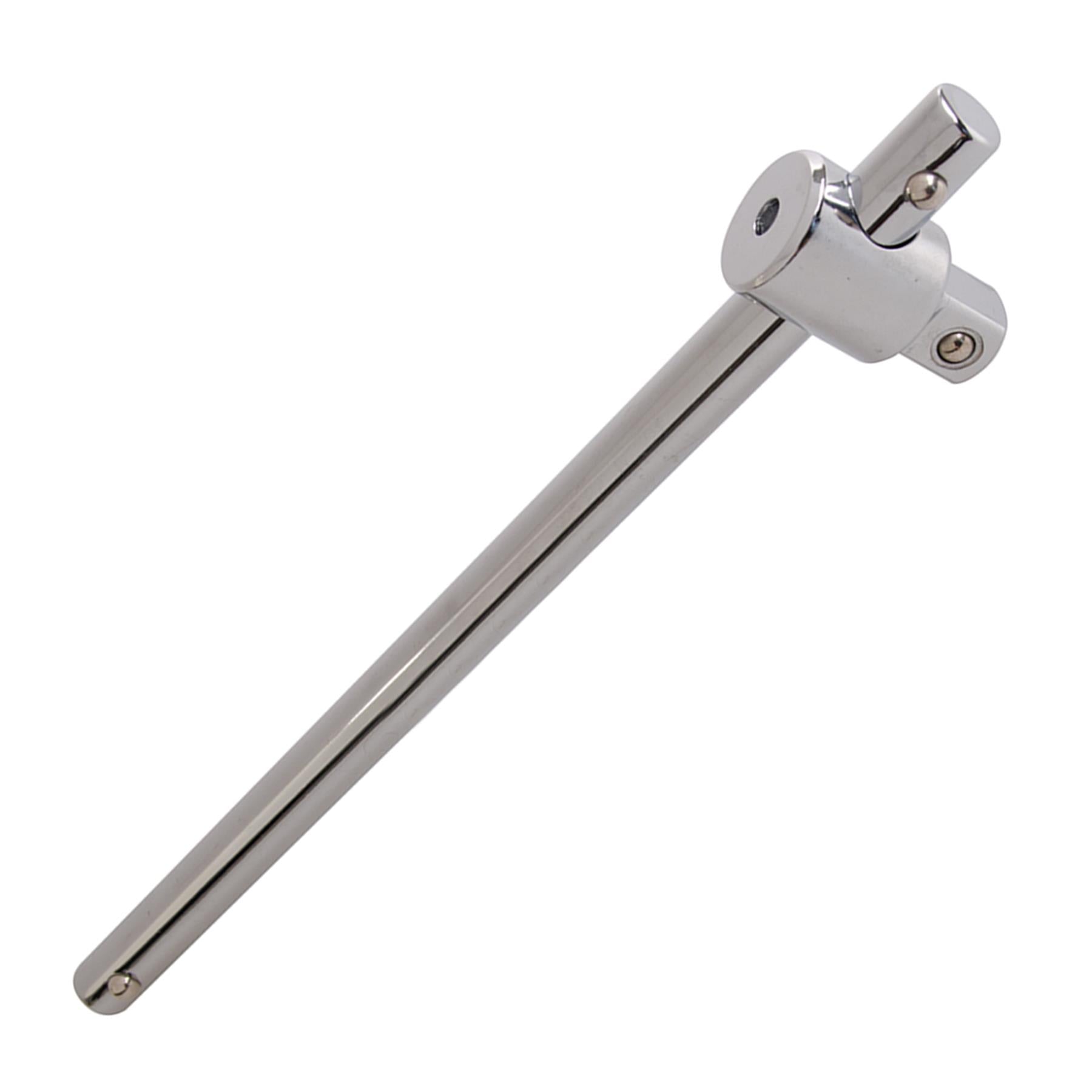 Sliding T-Bar 1/2" 250mm Handle Socket Drive Sping Loaded Strong Hardend