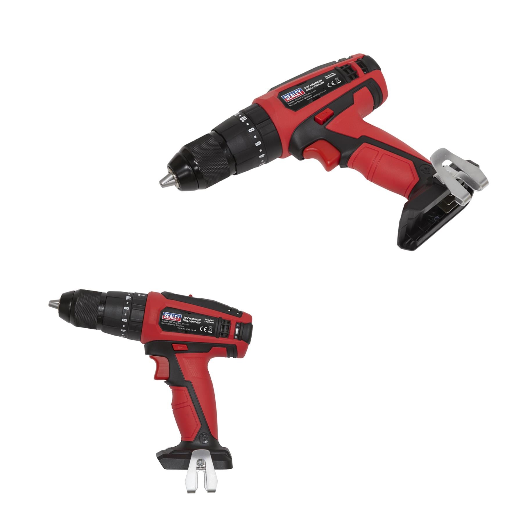 Sealey Hammer Drill/Driver Ø13mm 20V - Body Only