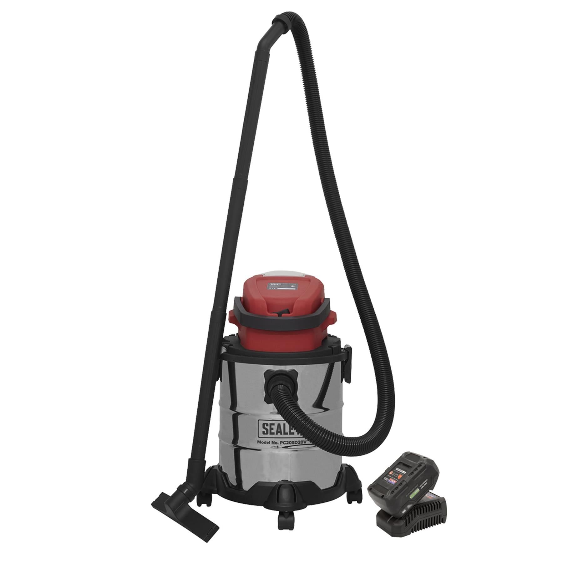 Sealey Vacuum Cleaner Cordless 20V with 4Ah Battery & Charger
