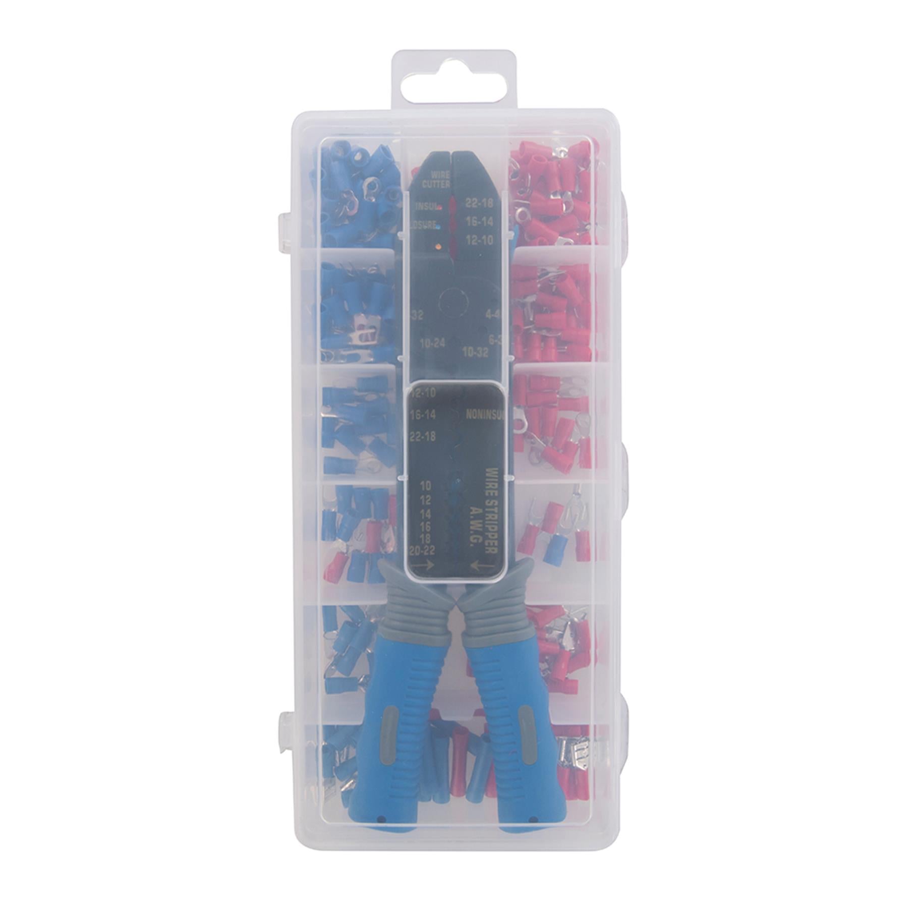 Crimping Tool Set 271pce Insulated Tubes, Cable Ties And Crimping Pliers