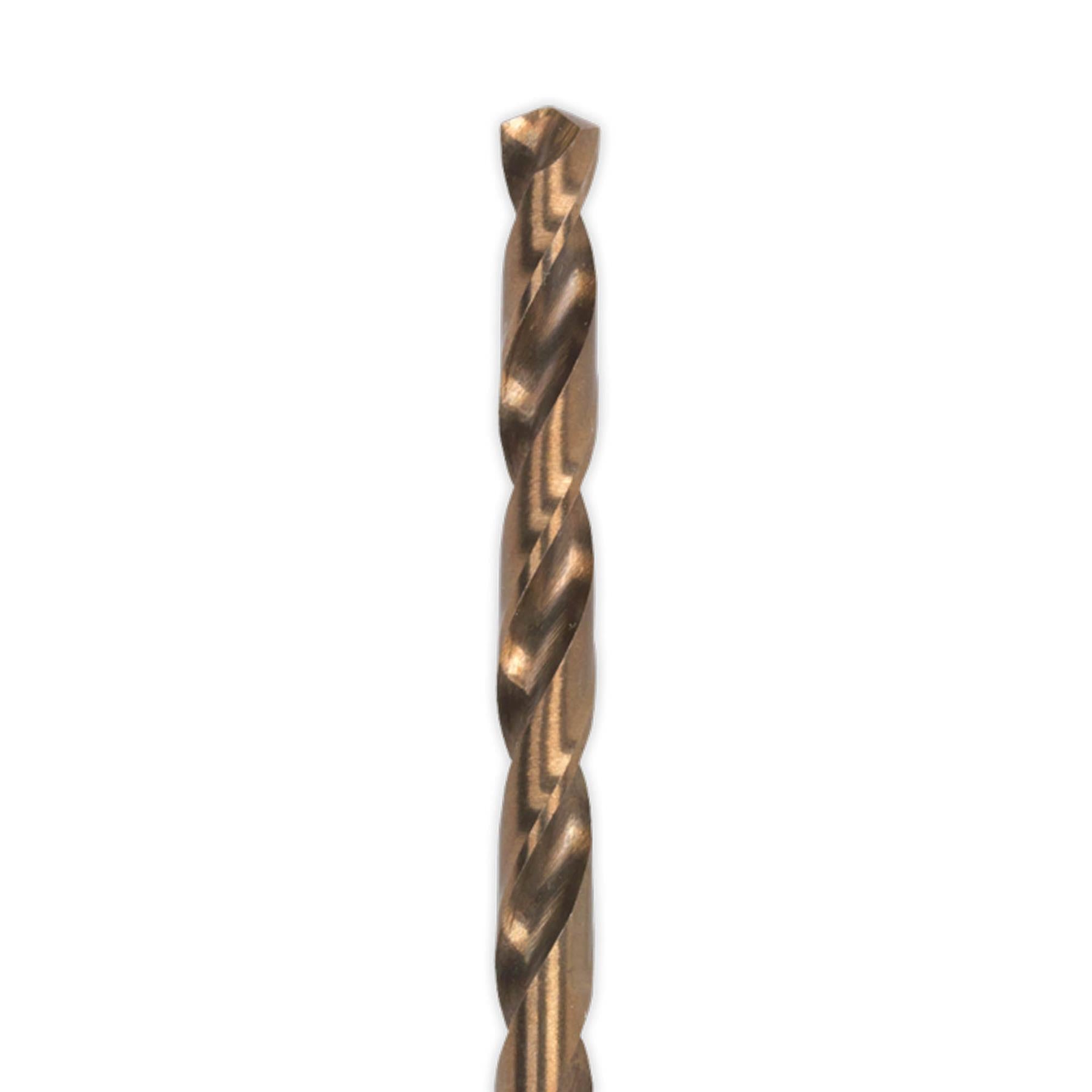 Sealey HSS Cobalt Fully Ground Drill Bit �3/16" Pack of 10