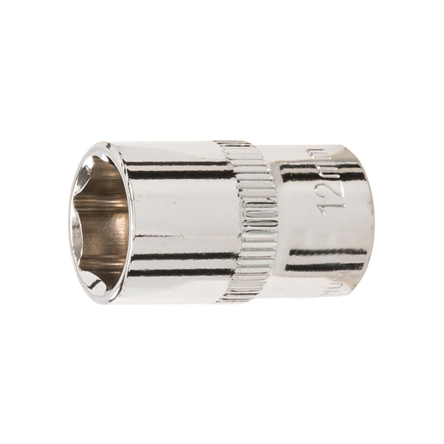 Socket 3/8" Drive Metric Hex Square 12mm Individual Hex Polished Crv Tool