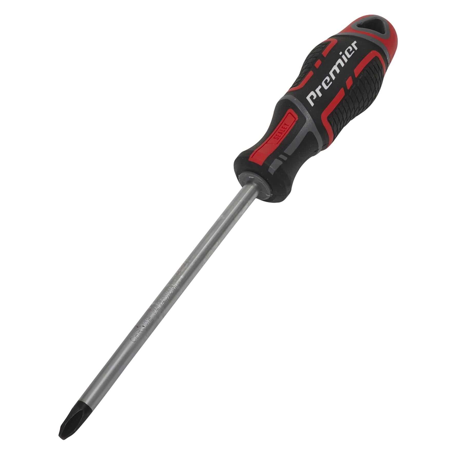 Sealey Screwdriver Phillips #3 x 150mm Plus Soft Grip Handle Magnetic GripMAX