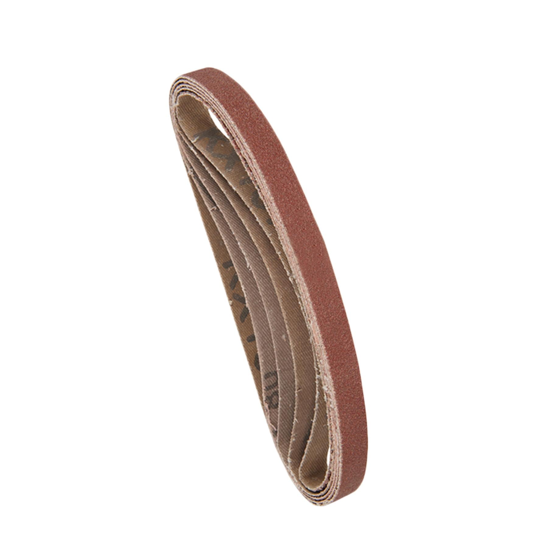 Assorted Sanding Belts 40 60 80 120 Grit 5 Pack For 10mm X 330mm Sanders