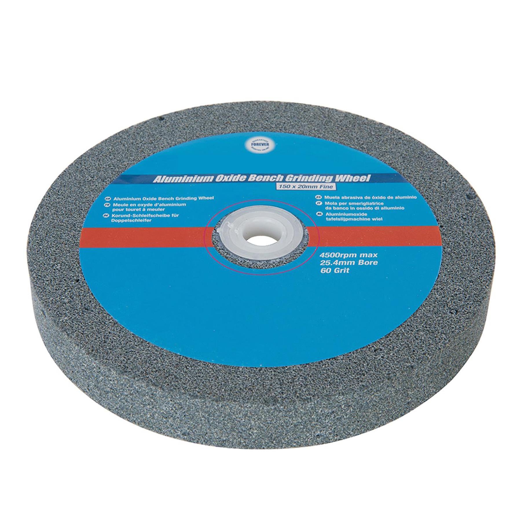 Grinding Wheel 20 X 150mm Fine Grit Bore 25.4mm (1") Heavy Duty