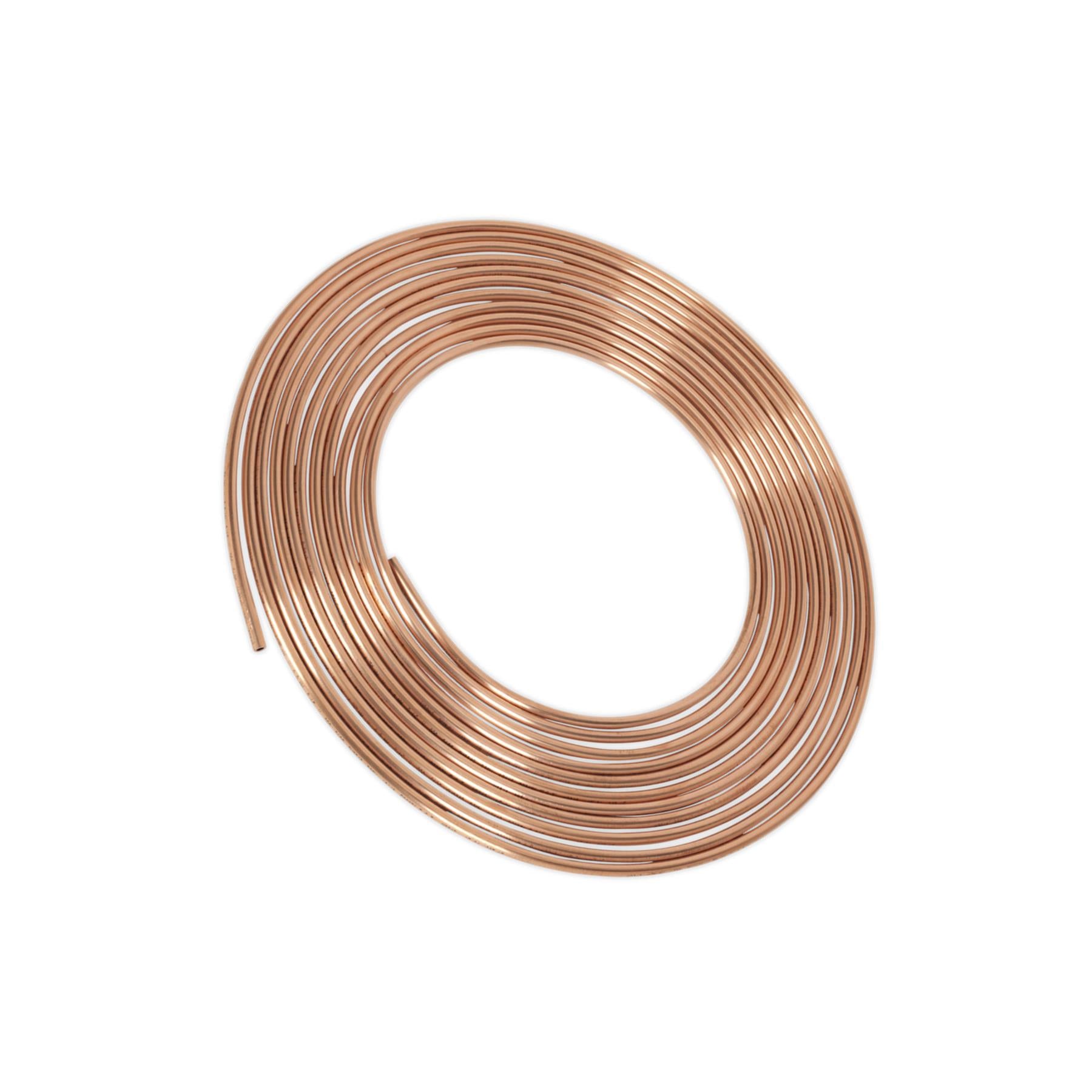 Sealey Brake Pipe Copper Tubing 20 Gauge 3/16" x 25ft