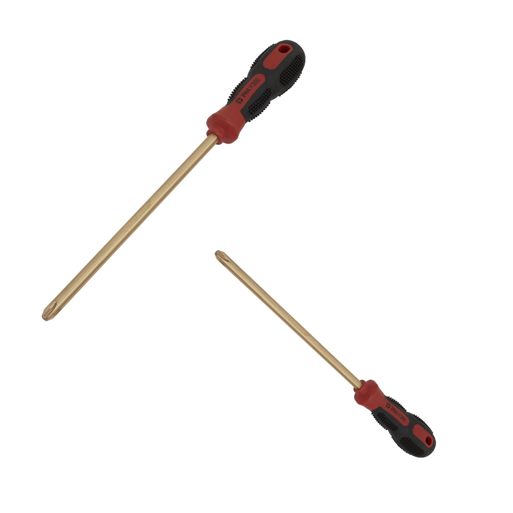 Sealey Screwdriver Phillips #4 x 200mm - Non-Sparking