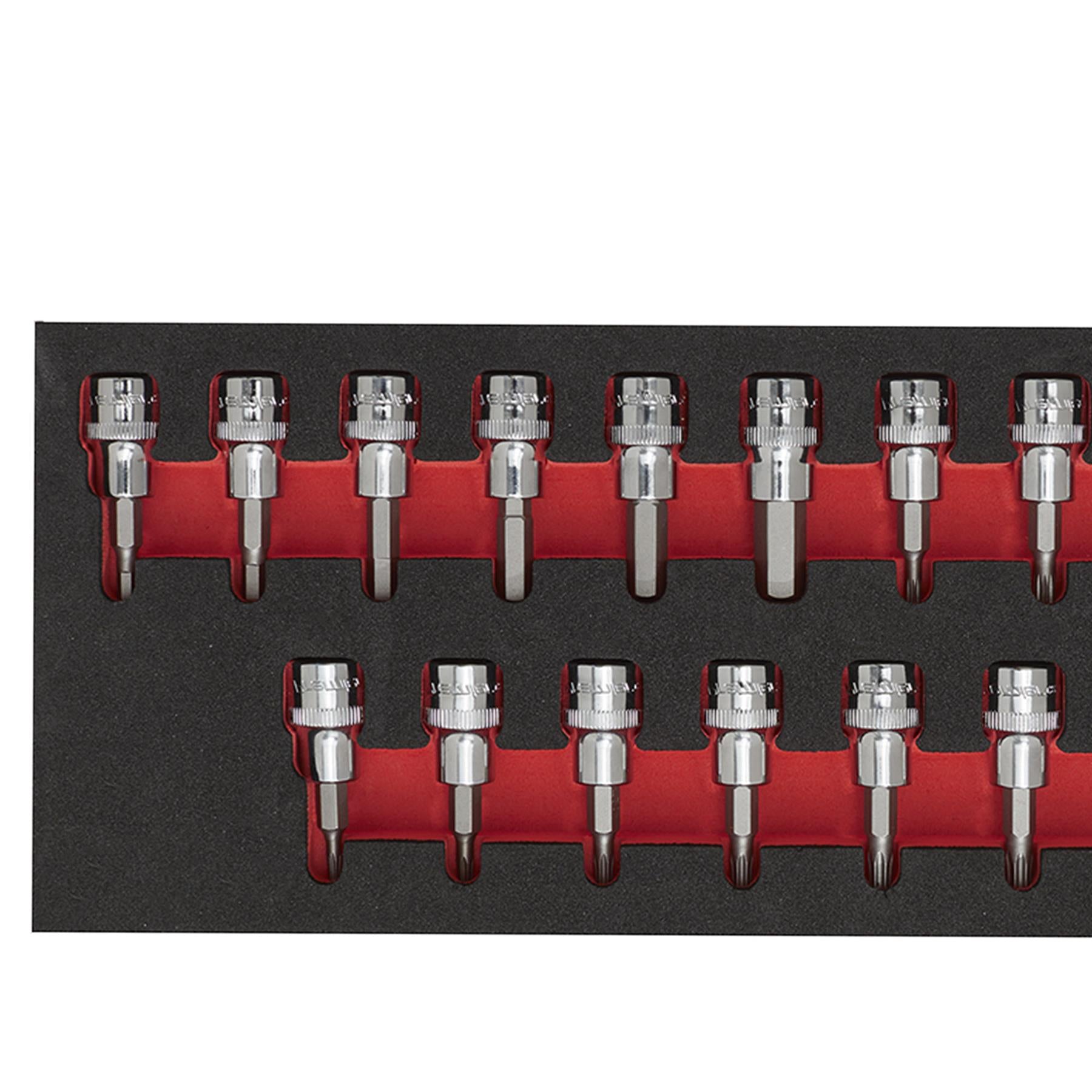 Sealey Socket Set 13pc 1/2"Sq Drive Lock-On 6pt Metric