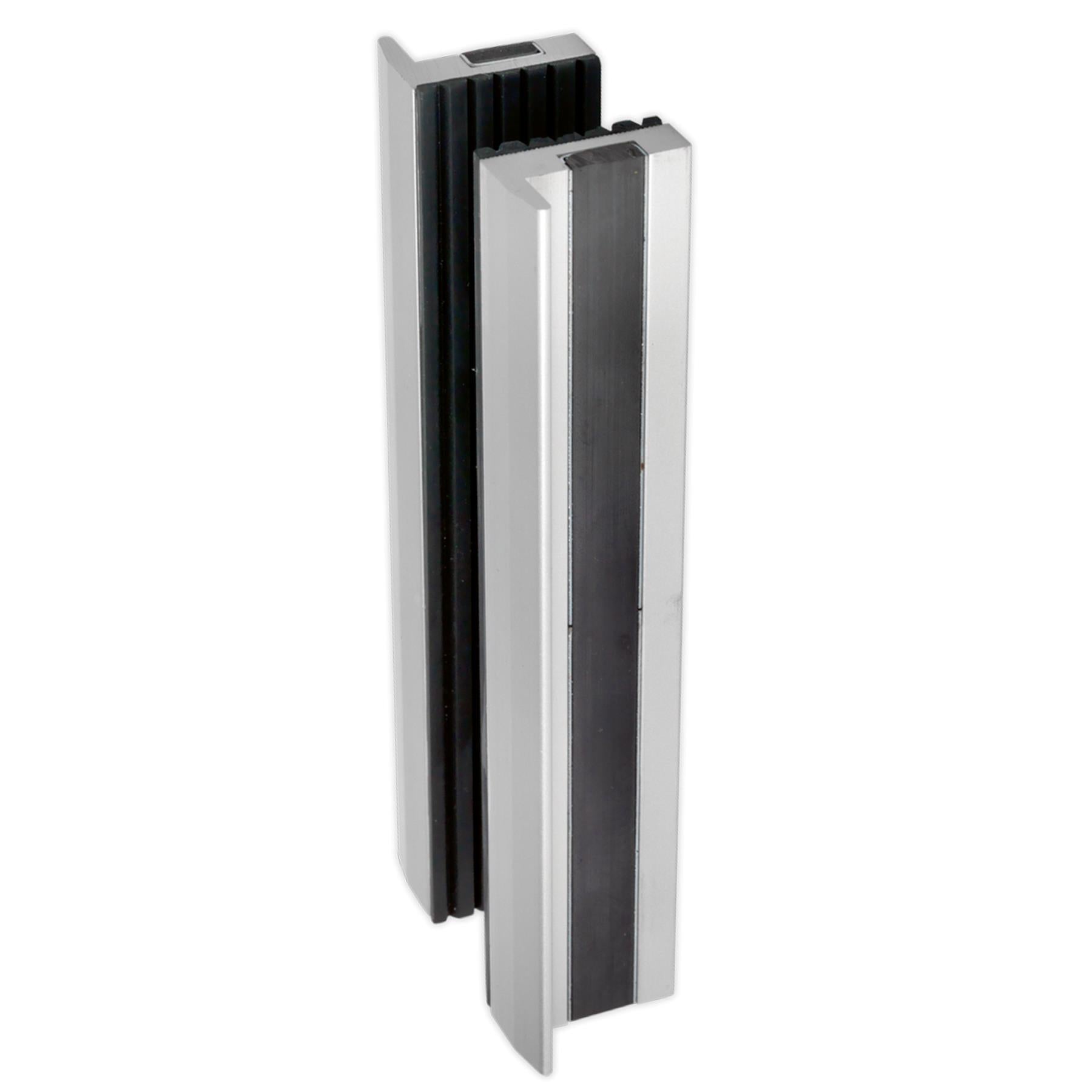 Soft Jaws for Vices - 150mm Aluminium body with soft rubber Sealey