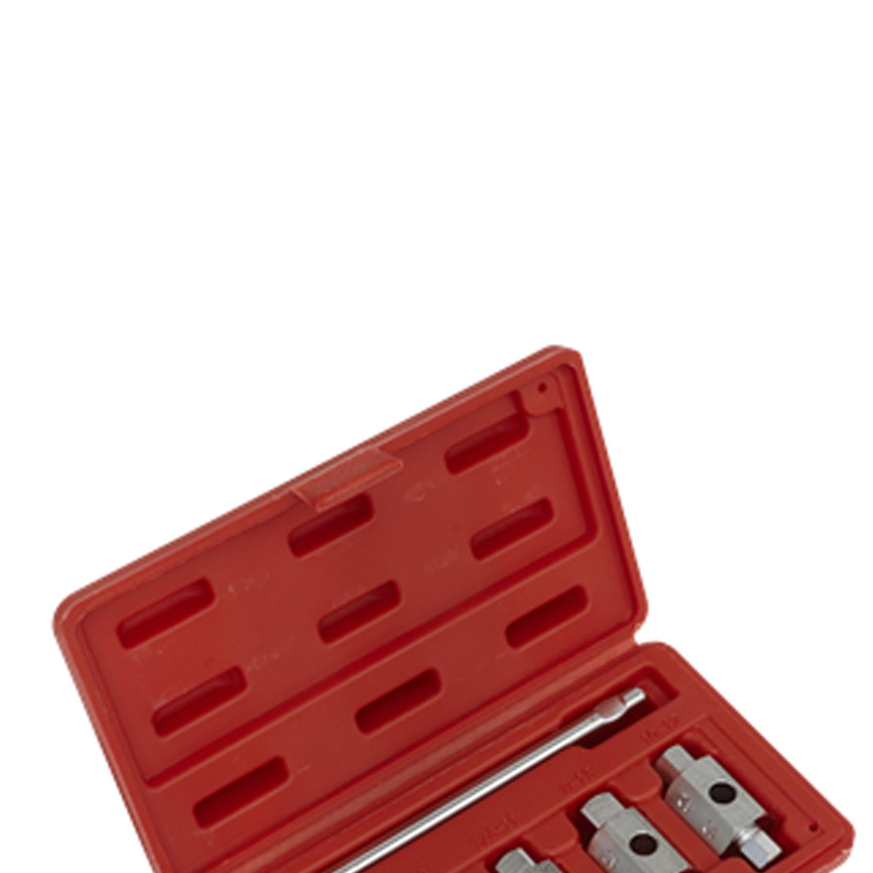 Sealey Drain Key Set 6pc Double End