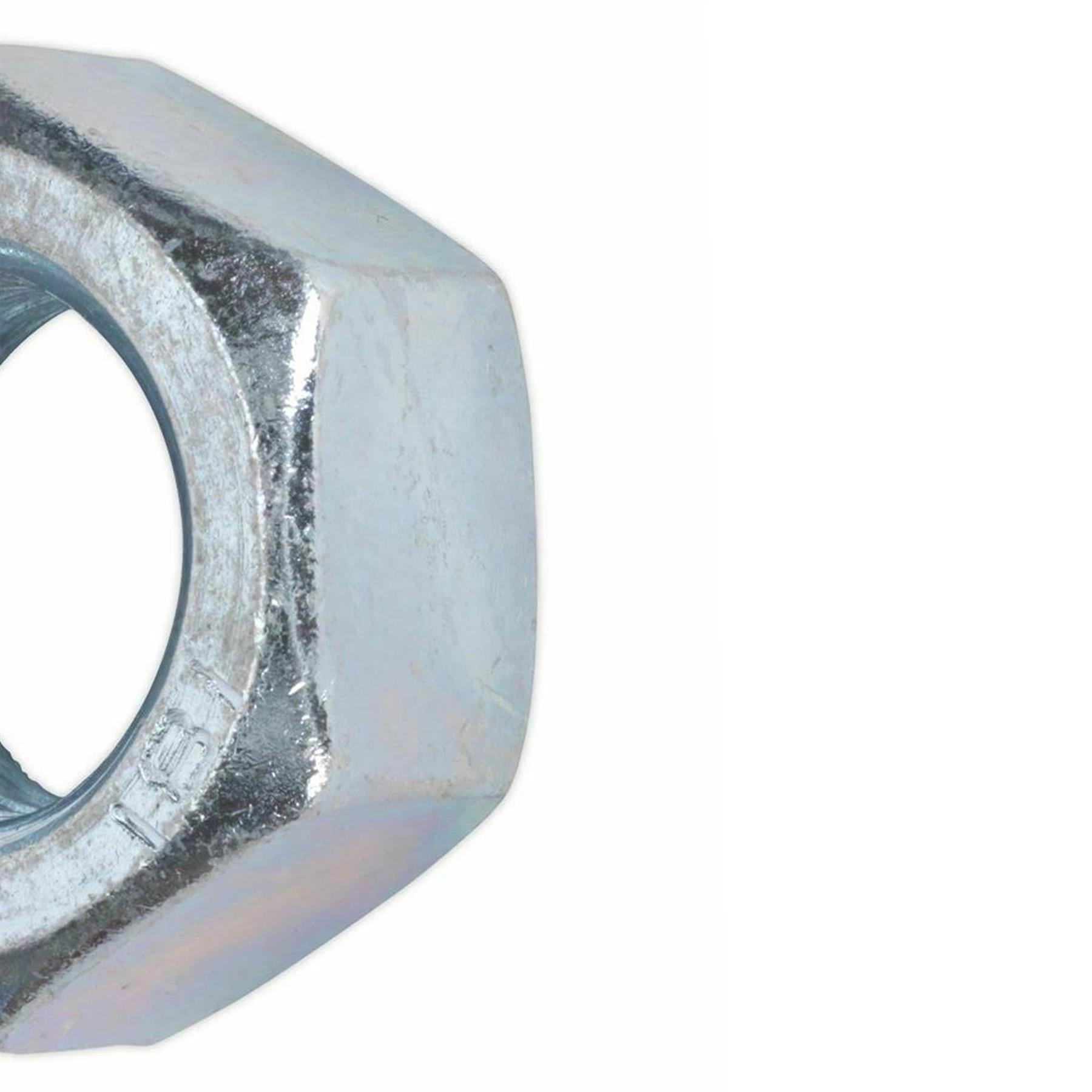 Sealey Steel Nut DIN 934 - M24 Zinc Pack of 5