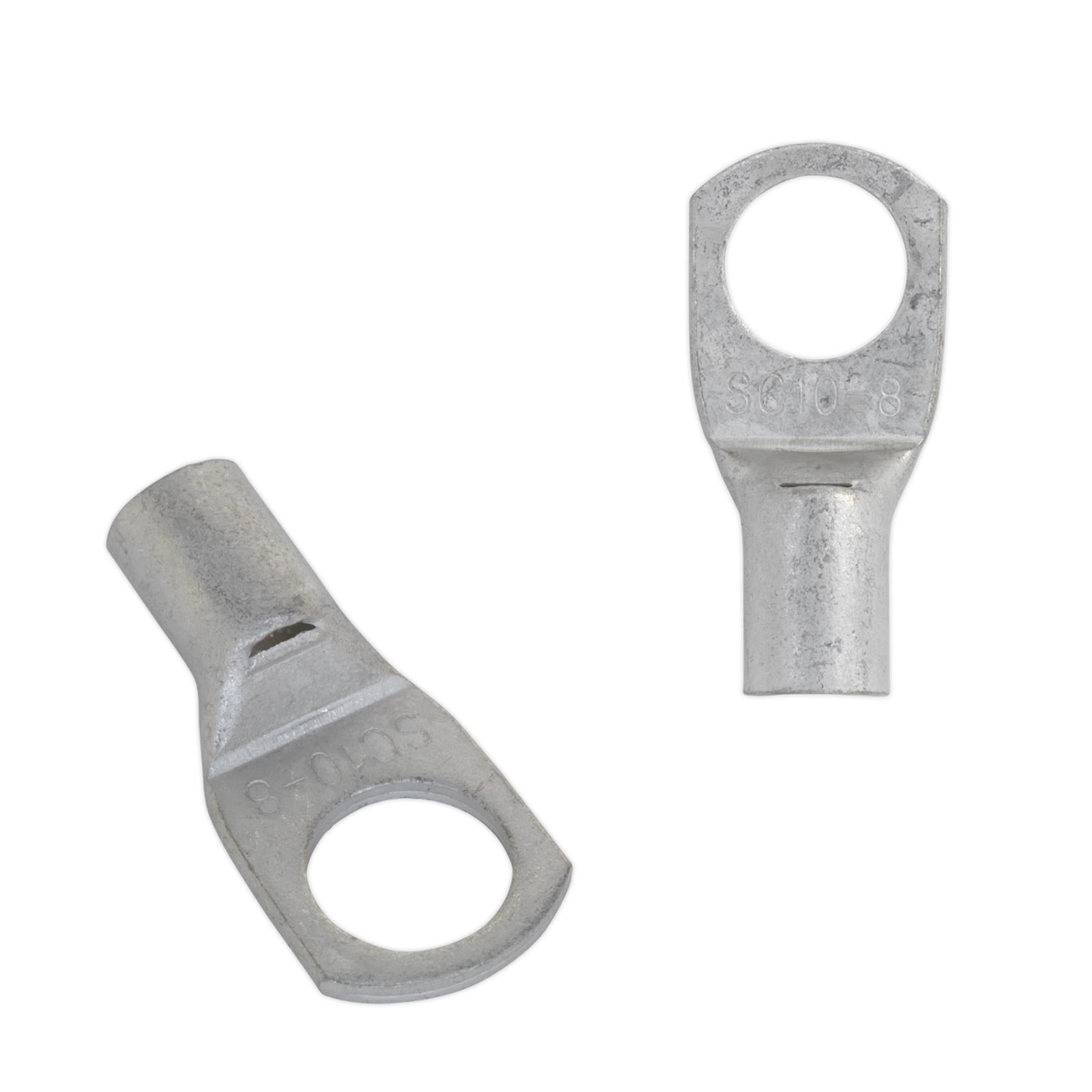 Sealey Copper Lug Terminal 35mm² x 8mm Pack of 10