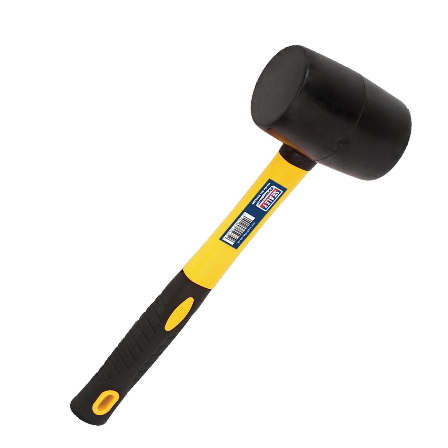 Sealey Rubber Mallet 1lb with Fibreglass Shaft